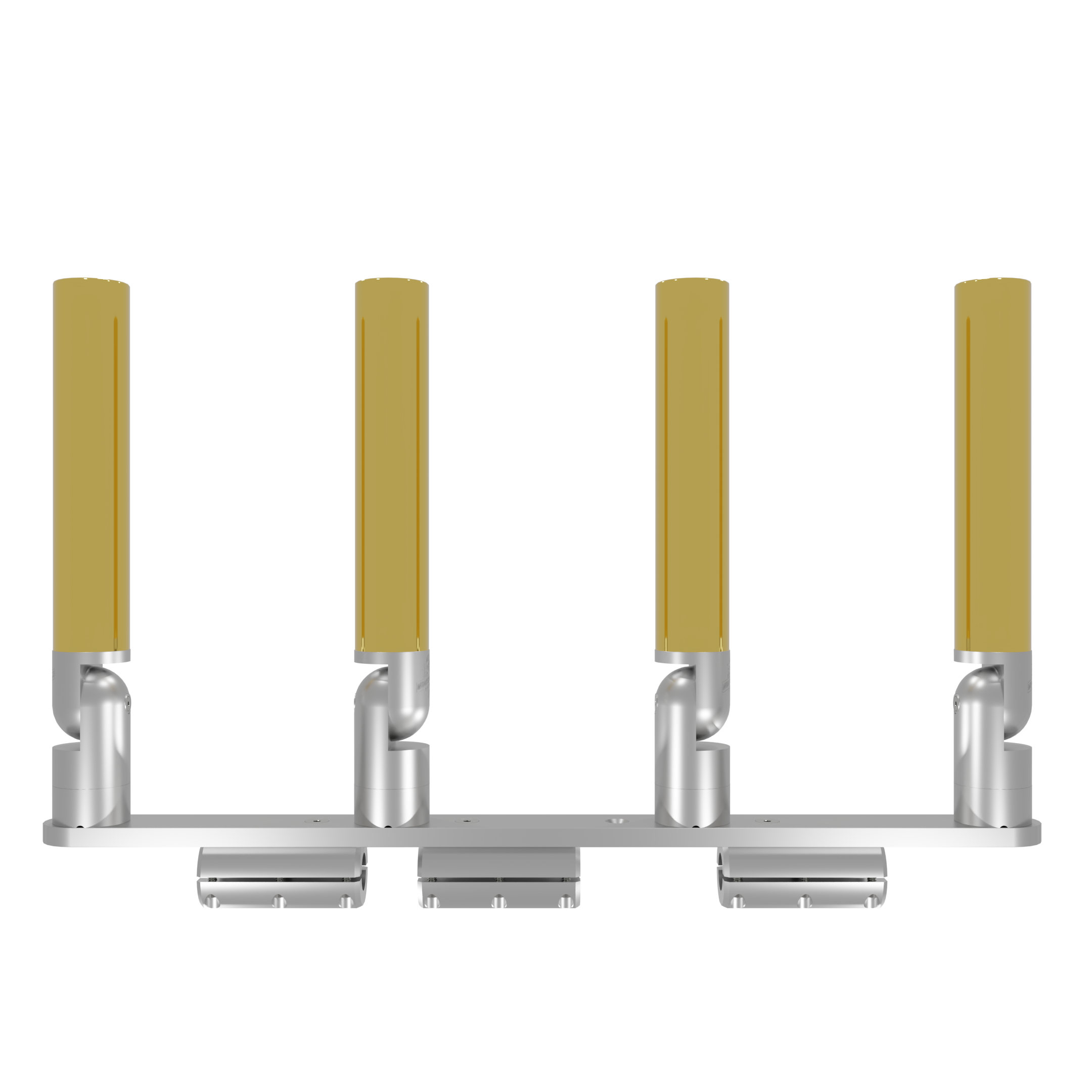 QUAD HORIZONTAL TREE ROD HOLDER WITH CLAMSHELL