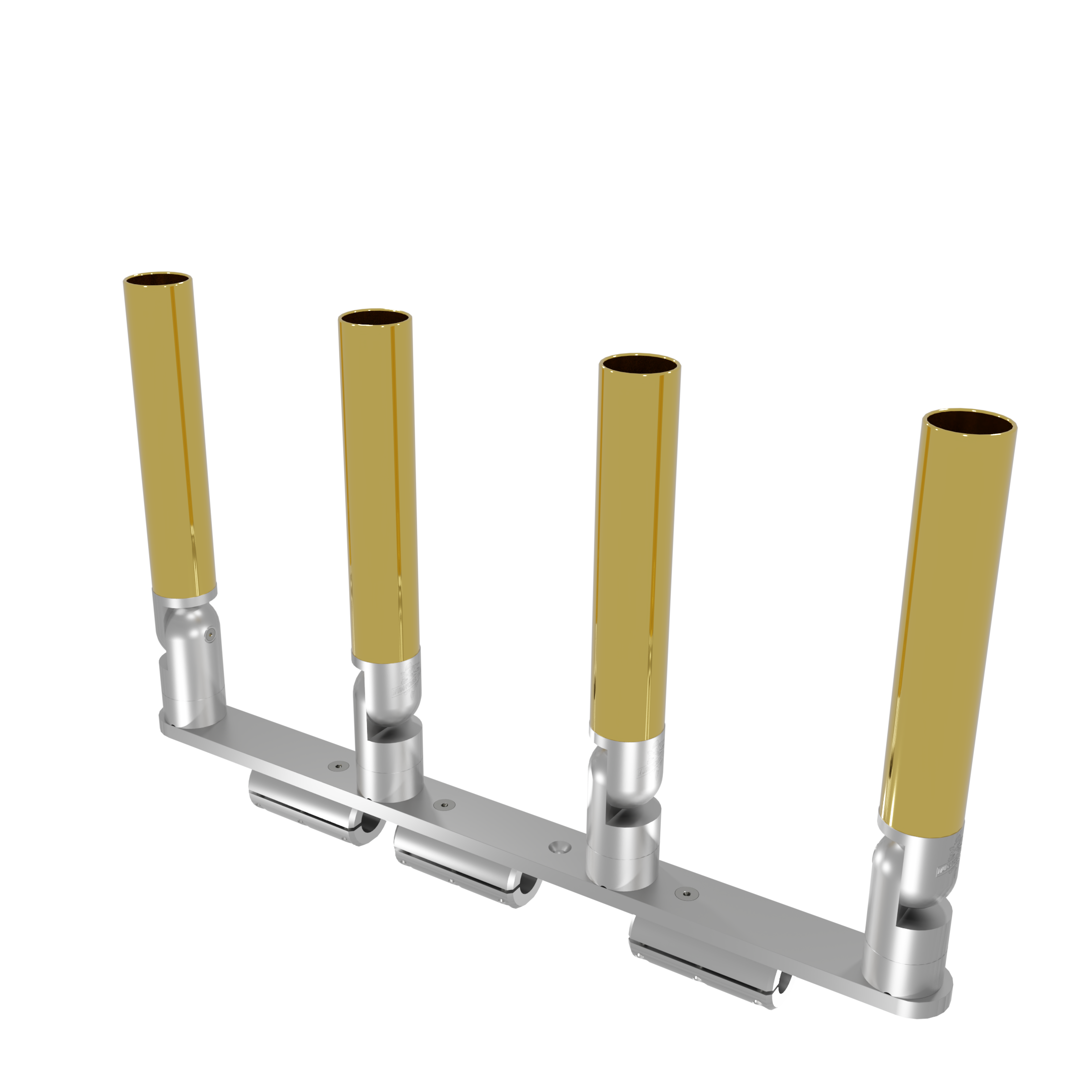 QUAD HORIZONTAL TREE ROD HOLDER WITH CLAMSHELL