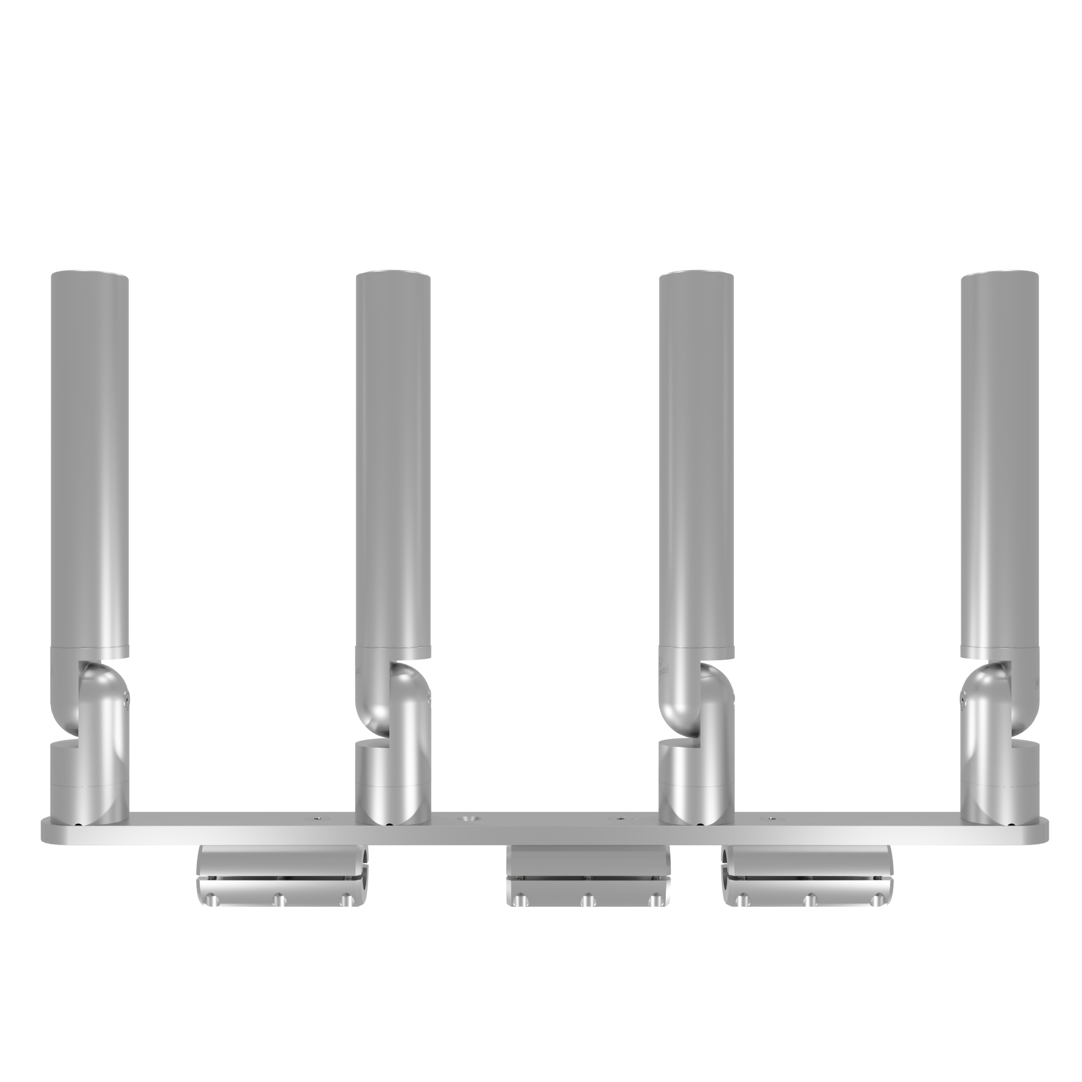 QUAD HORIZONTAL TREE ROD HOLDER WITH CLAMSHELL