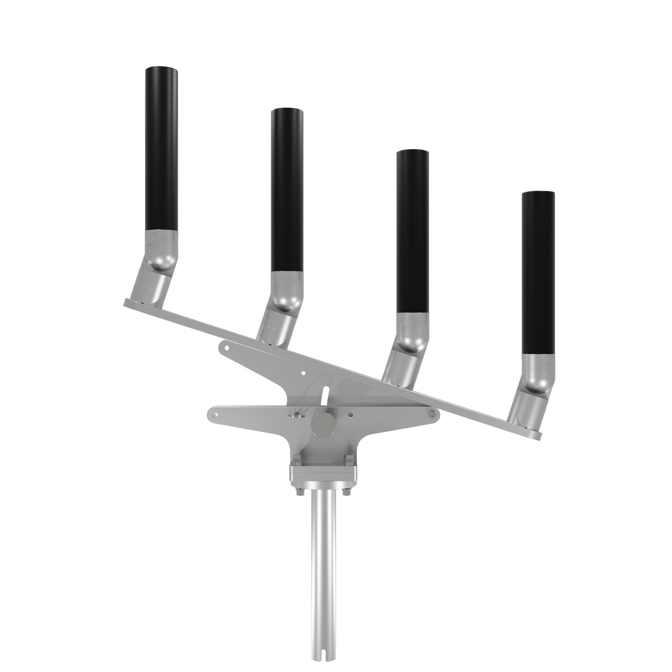 QUAD ARTICULATING TREE ROD HOLDER WITH GIMBAL