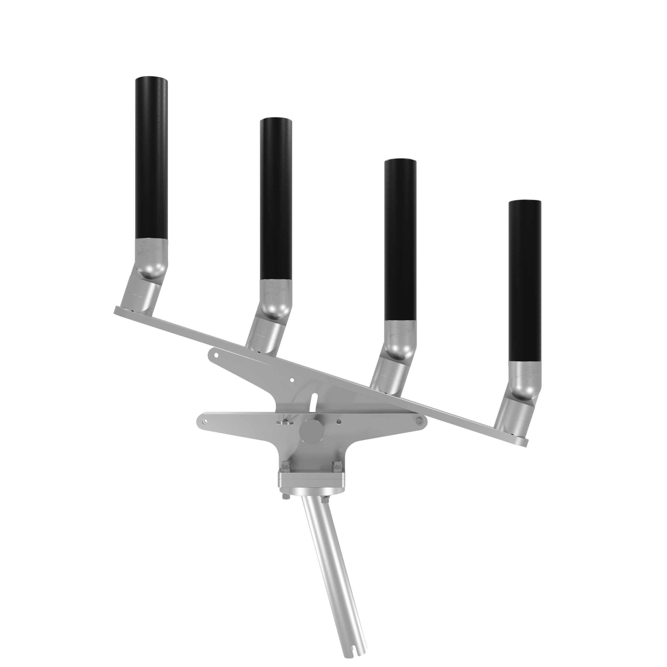 QUAD ARTICULATING TREE ROD HOLDER WITH GIMBAL