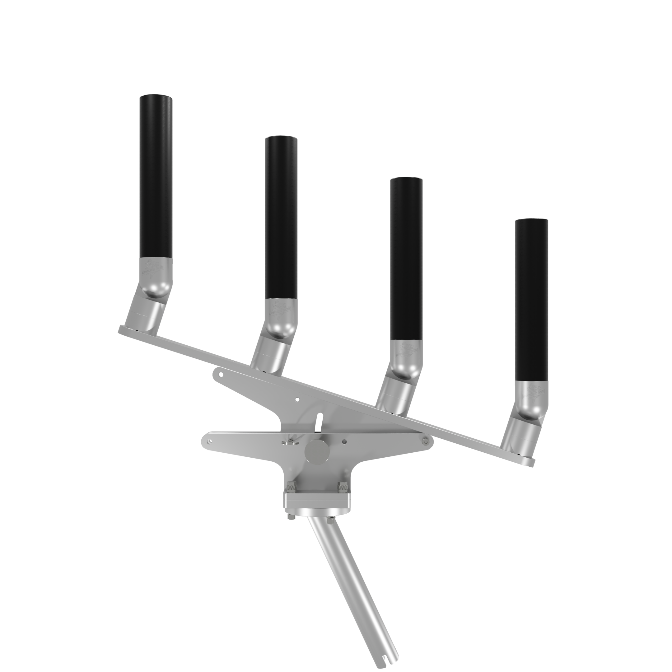 QUAD ARTICULATING TREE ROD HOLDER WITH GIMBAL