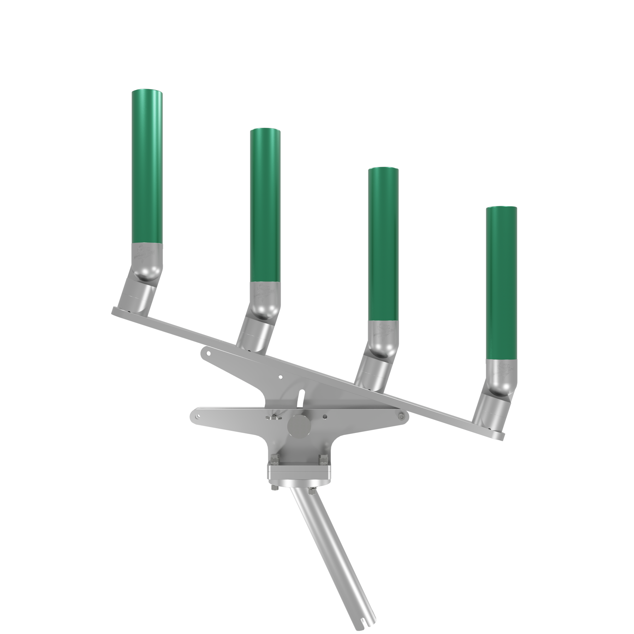 QUAD ARTICULATING TREE ROD HOLDER WITH GIMBAL