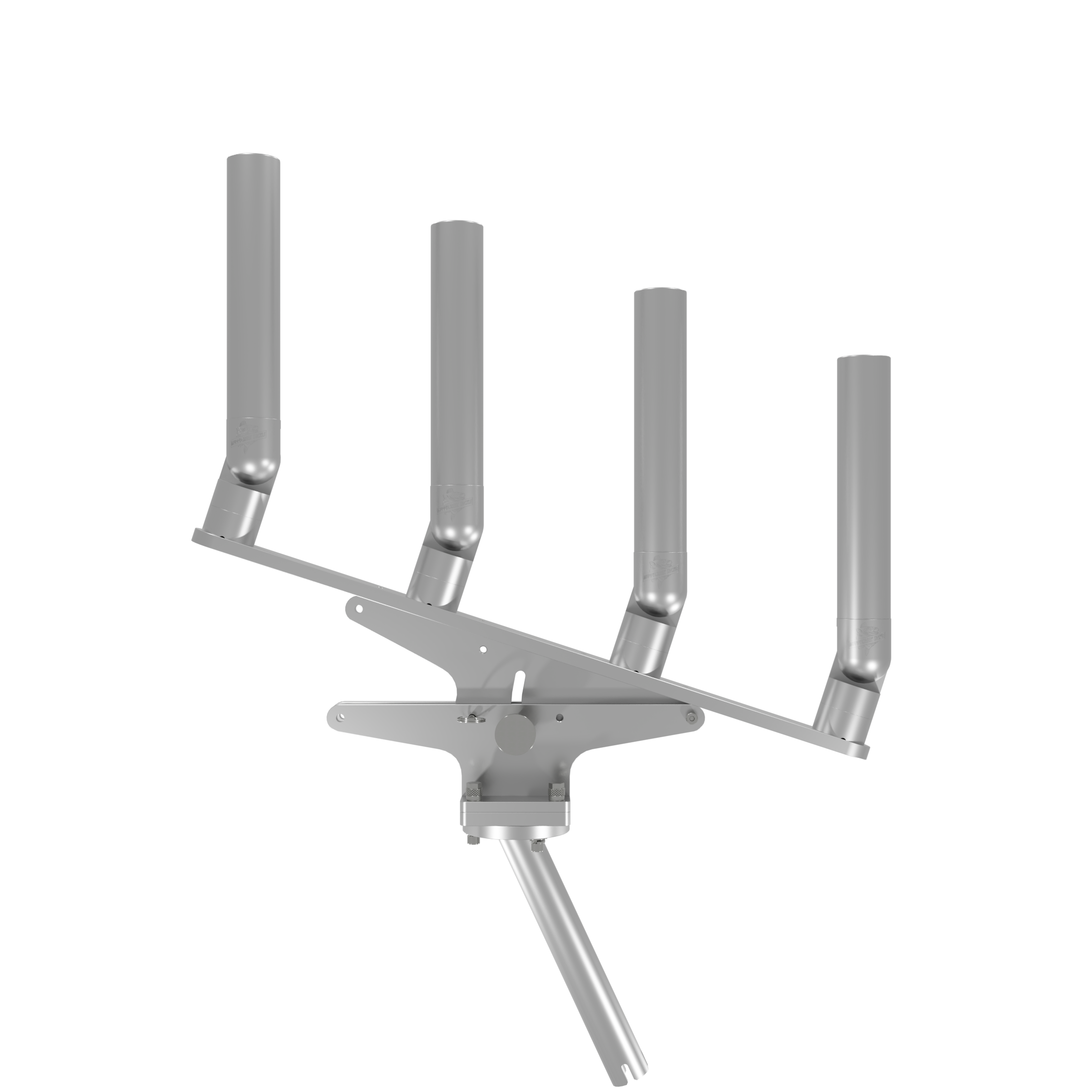 QUAD ARTICULATING TREE ROD HOLDER WITH GIMBAL