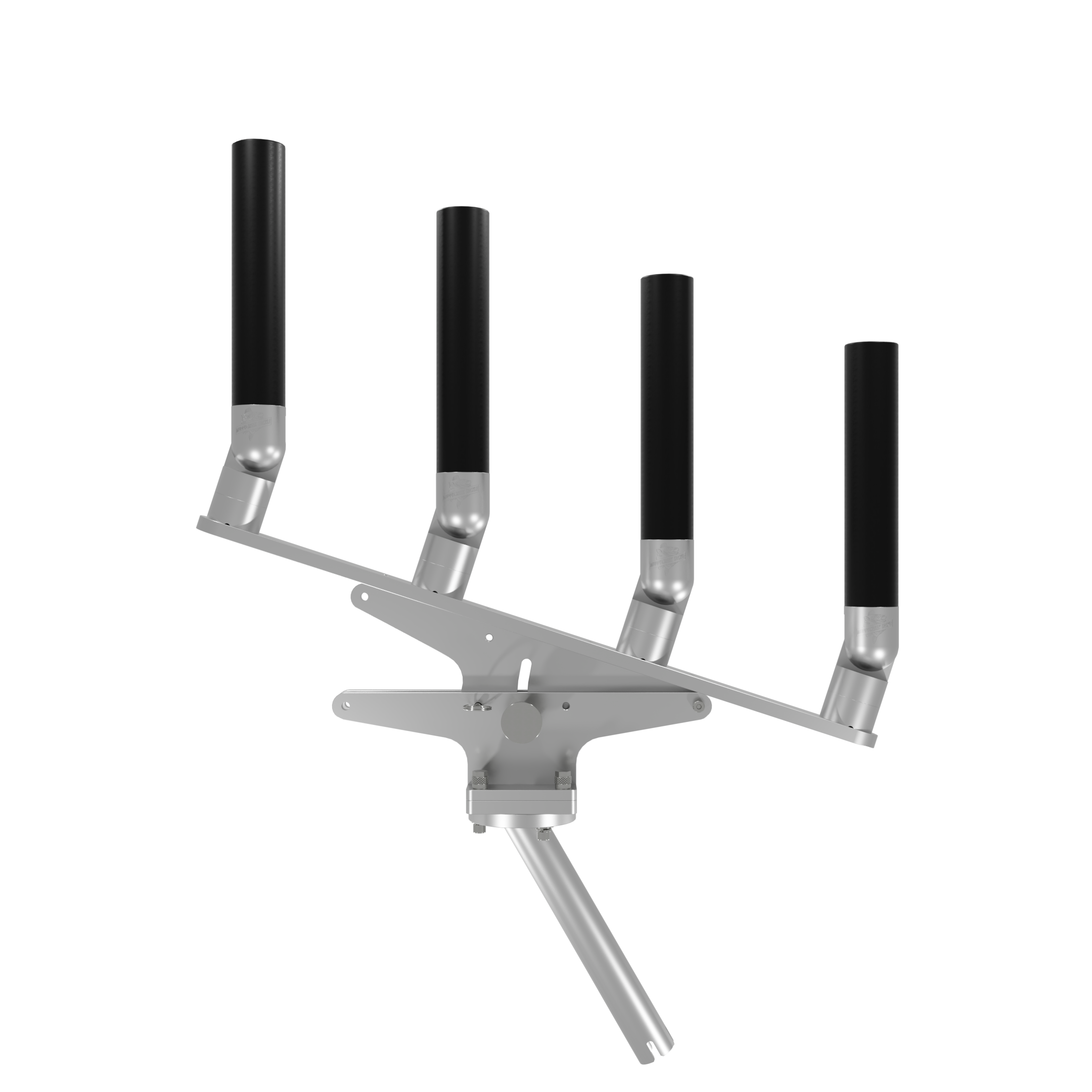 QUAD ARTICULATING TREE ROD HOLDER WITH GIMBAL