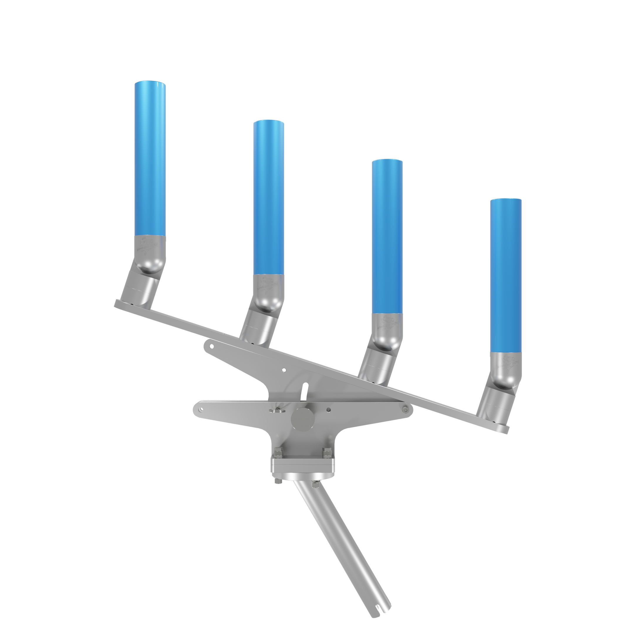 QUAD ARTICULATING TREE ROD HOLDER WITH GIMBAL