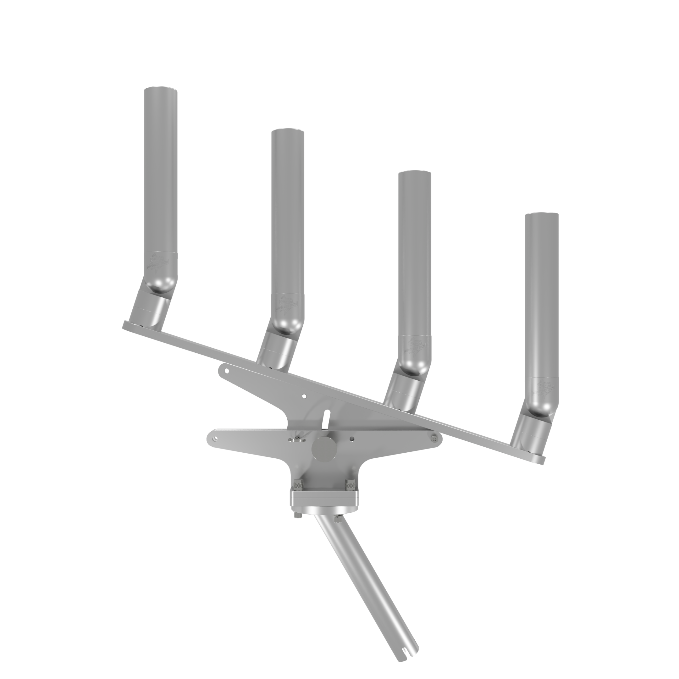 QUAD ARTICULATING TREE ROD HOLDER WITH GIMBAL