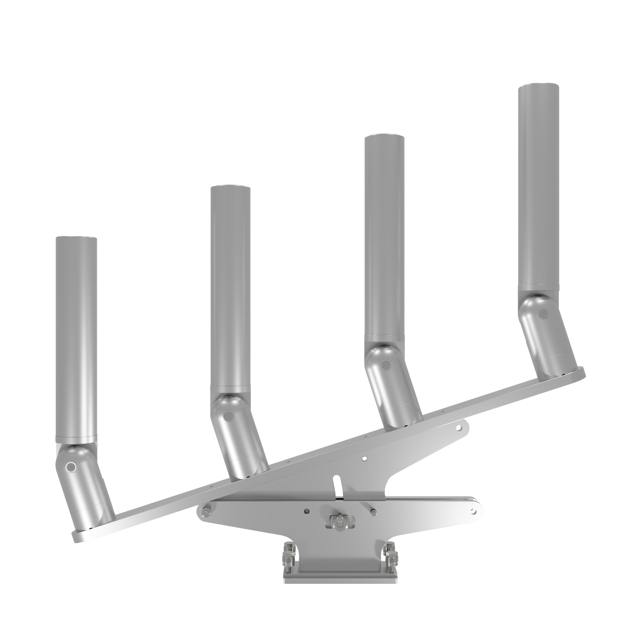 QUAD ARTICULATING TREE ROD HOLDER WITH MOUNT