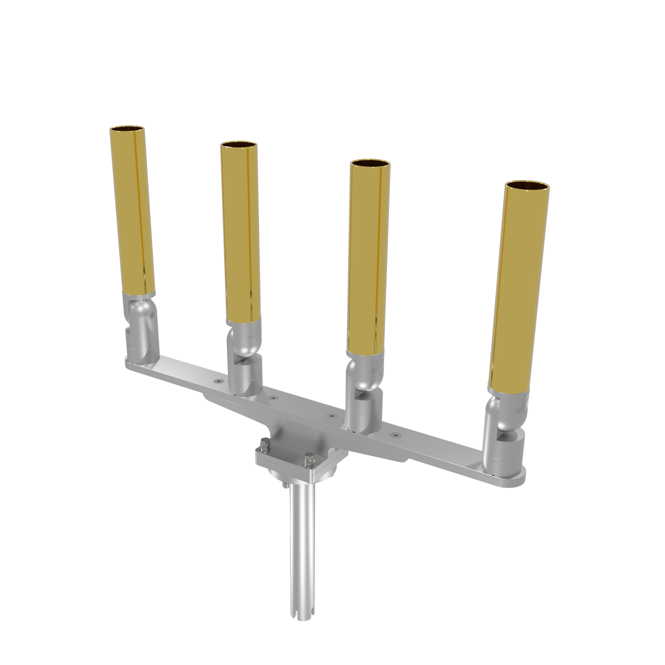 QUAD HORIZONTAL TREE ROD HOLDER WITH GIMBAL