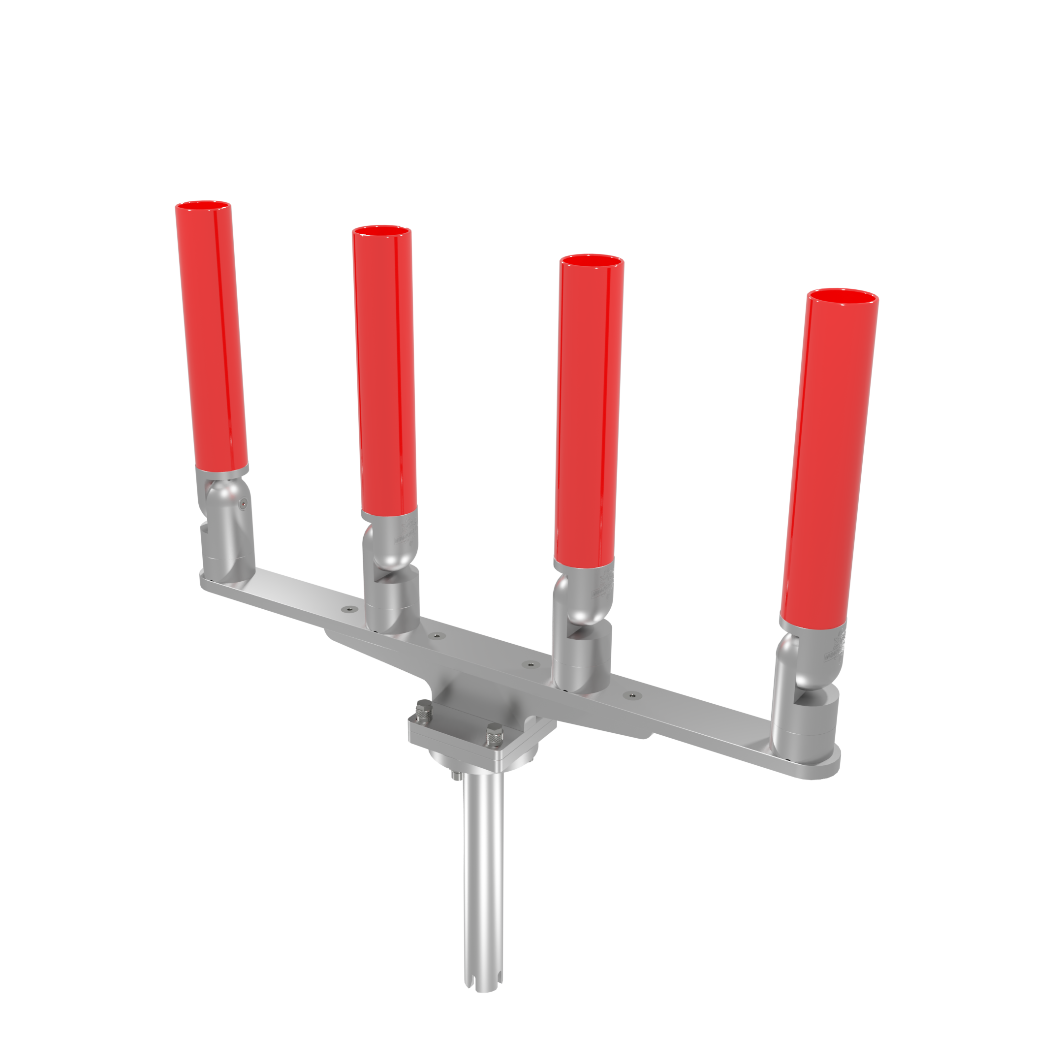 QUAD HORIZONTAL TREE ROD HOLDER WITH GIMBAL