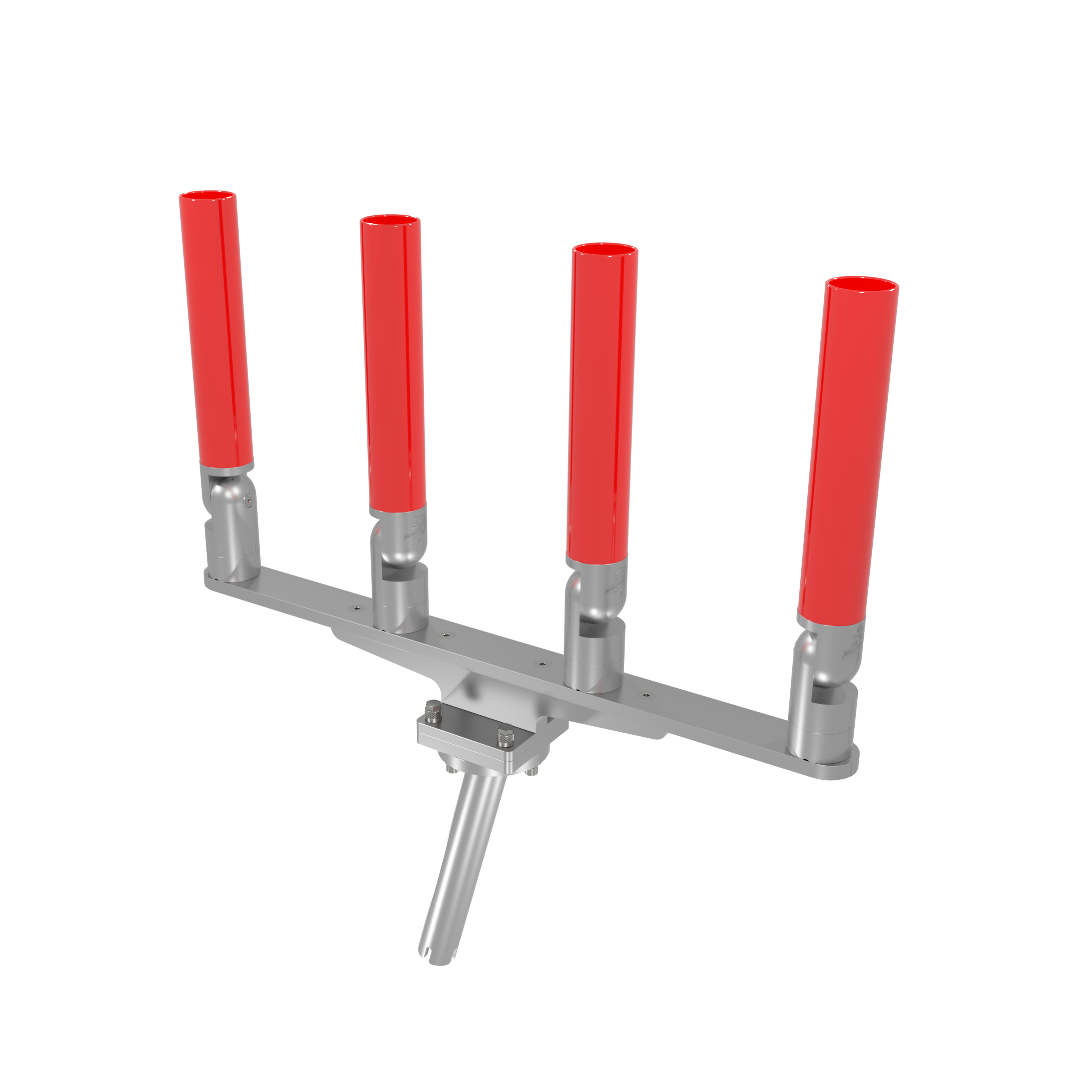 QUAD HORIZONTAL TREE ROD HOLDER WITH GIMBAL
