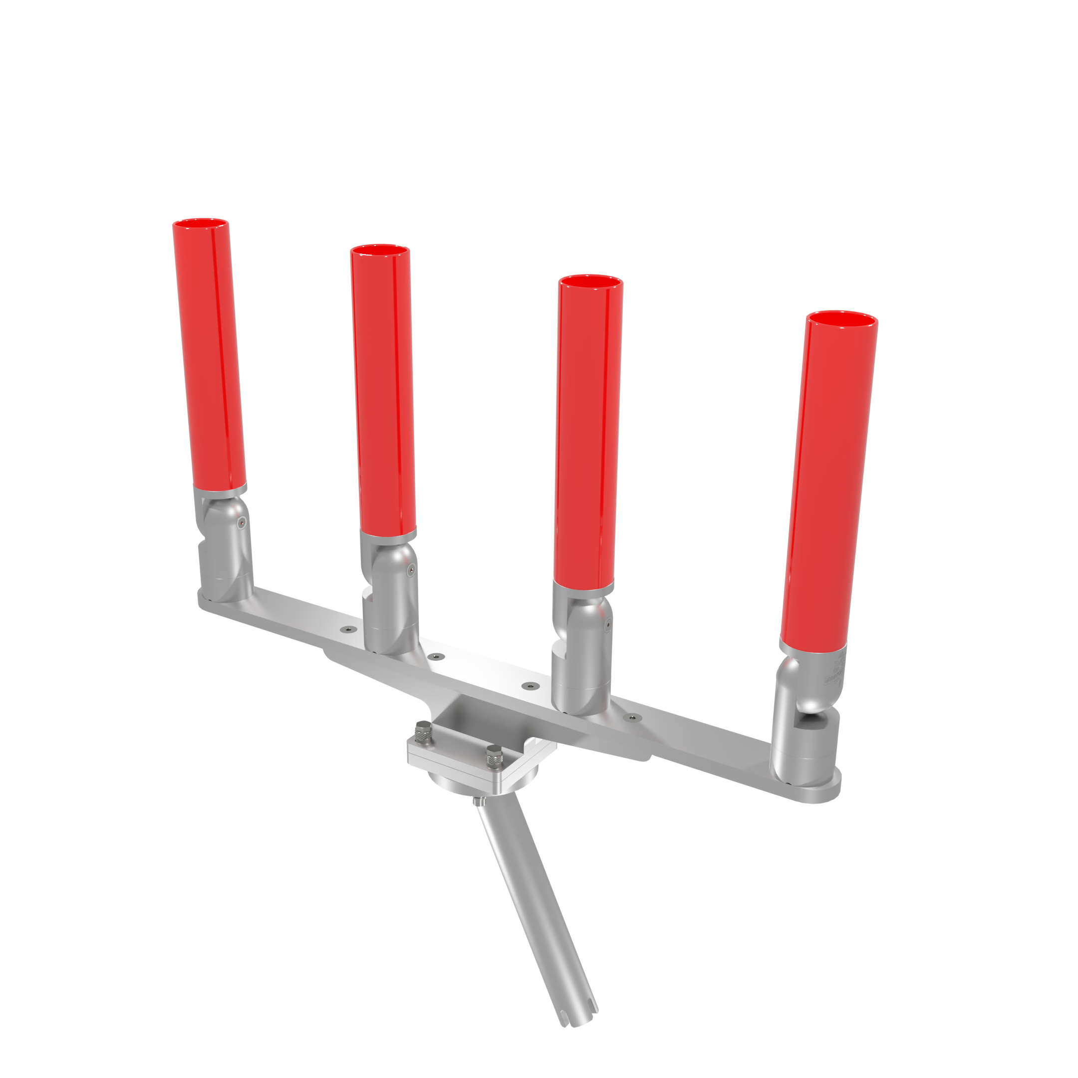 QUAD HORIZONTAL TREE ROD HOLDER WITH GIMBAL