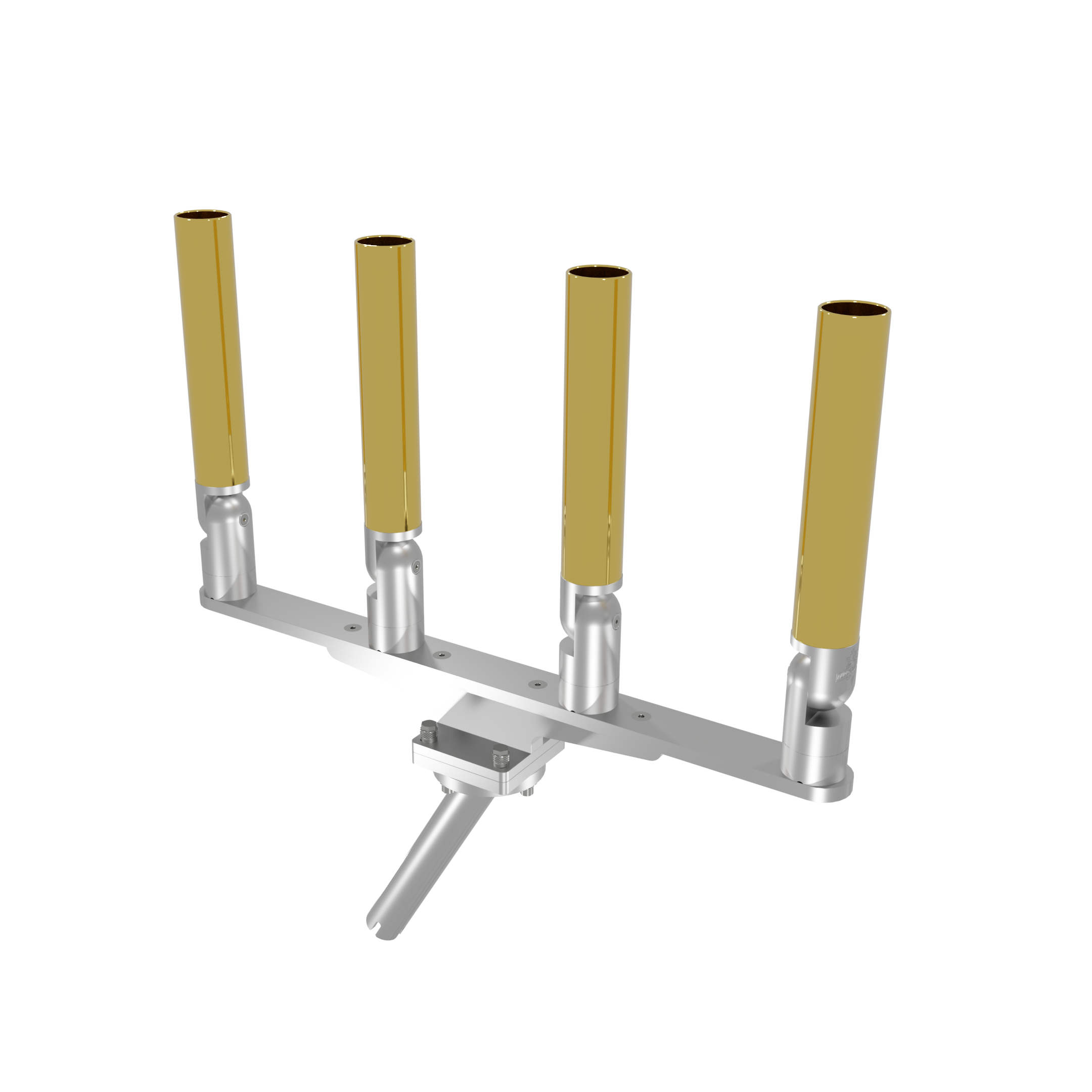 QUAD HORIZONTAL TREE ROD HOLDER WITH GIMBAL