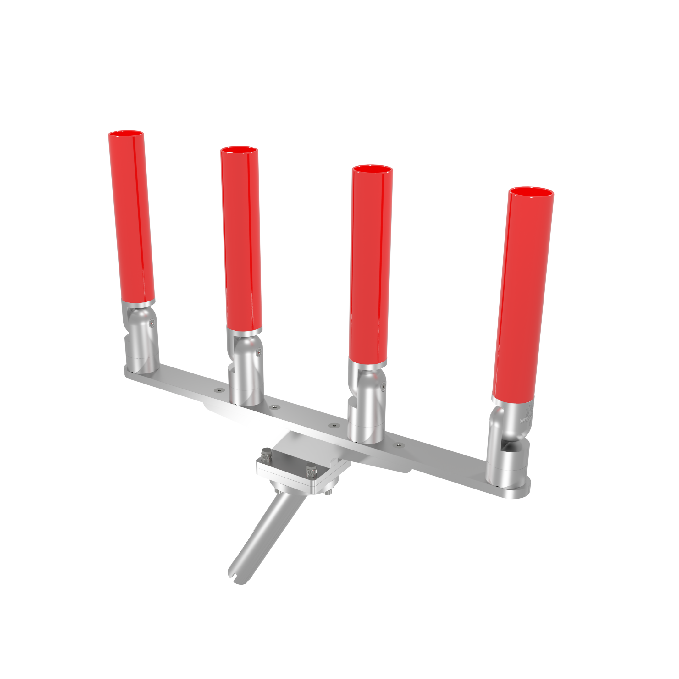 QUAD HORIZONTAL TREE ROD HOLDER WITH GIMBAL