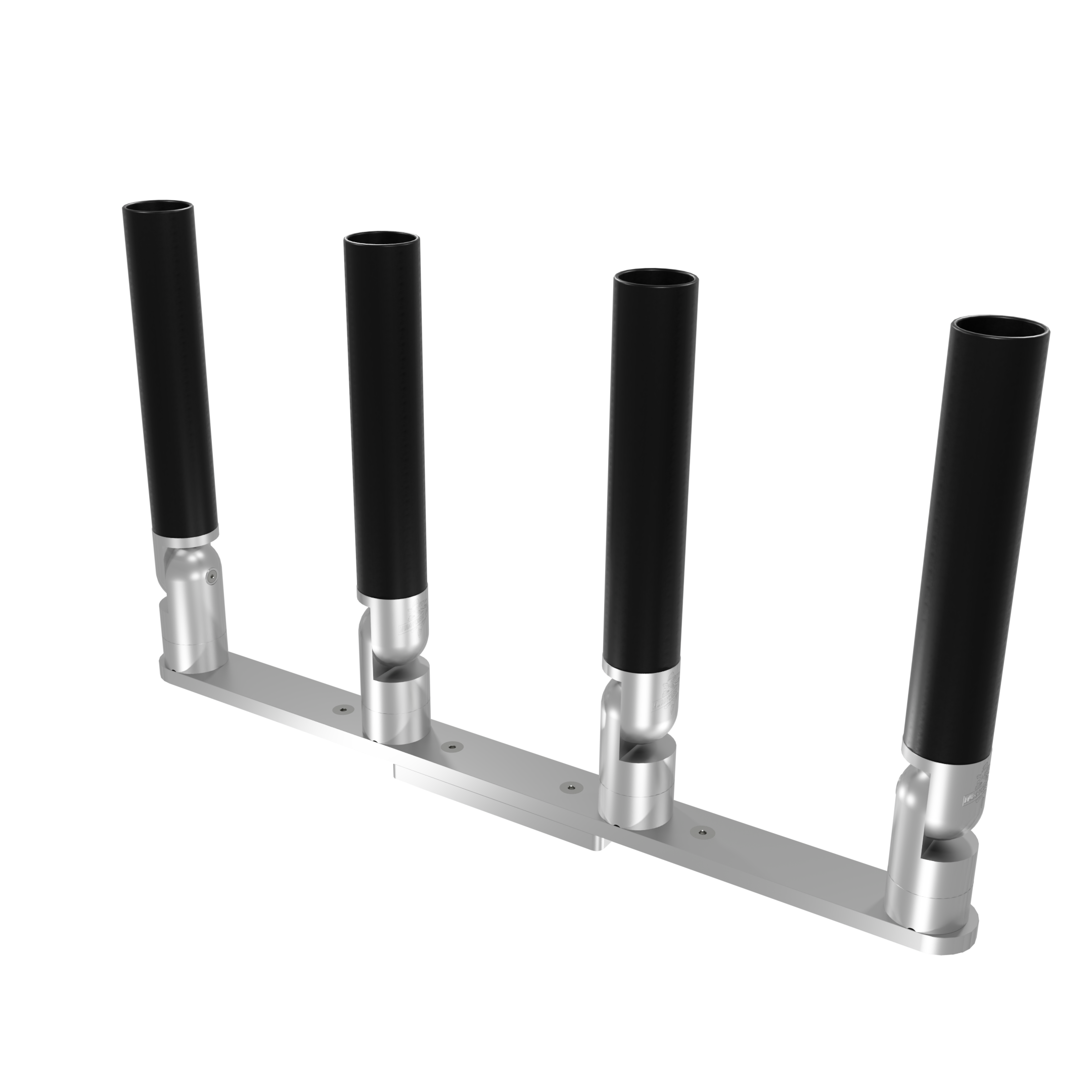 QUAD HORIZONTAL TREE ROD HOLDER WITH LOW PROFILE MOUNT