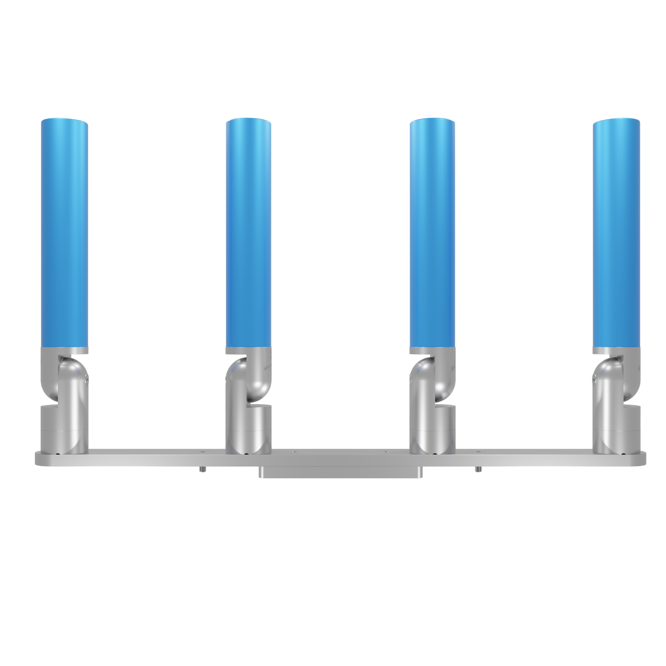 QUAD HORIZONTAL TREE ROD HOLDER WITH LOW PROFILE MOUNT