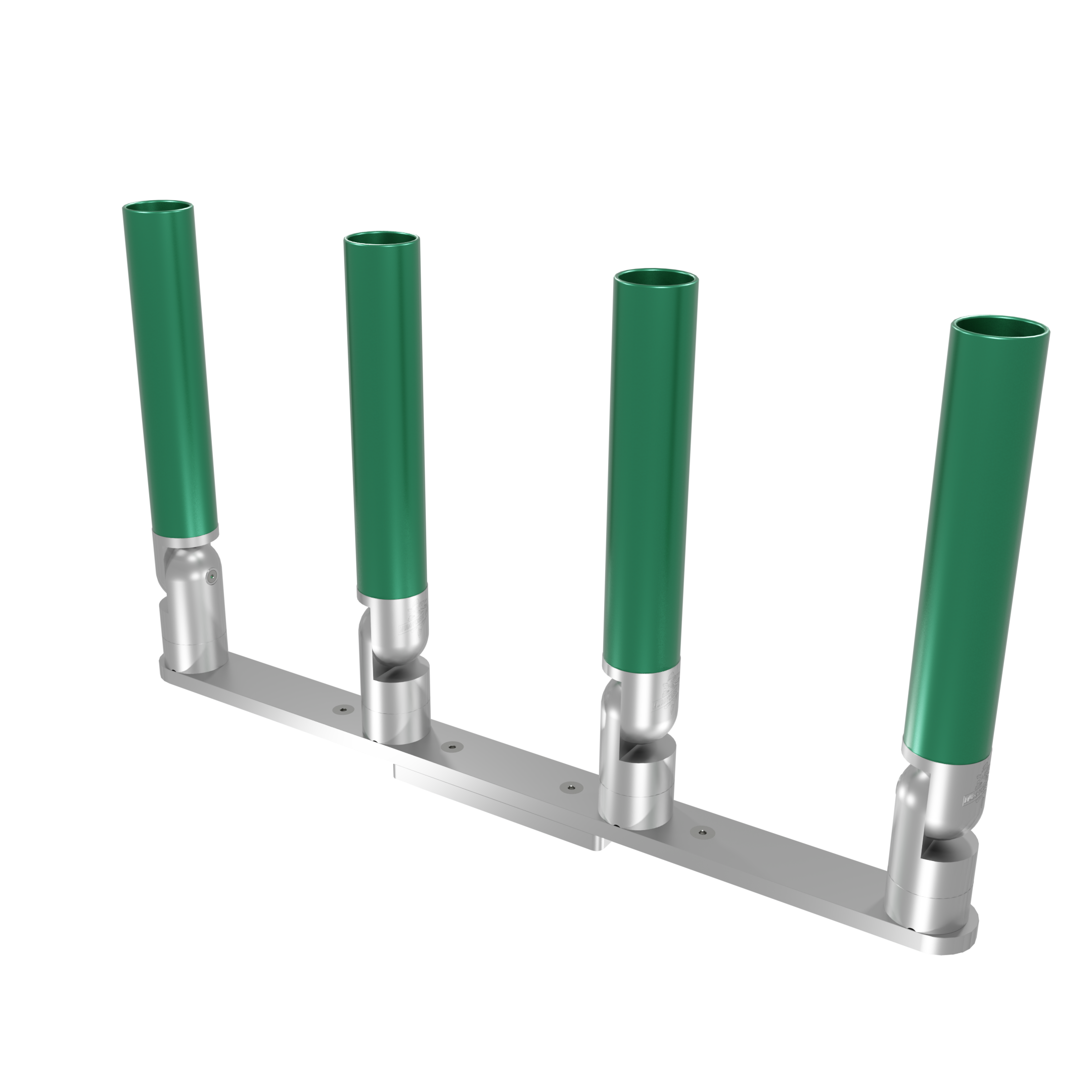 QUAD HORIZONTAL TREE ROD HOLDER WITH LOW PROFILE MOUNT