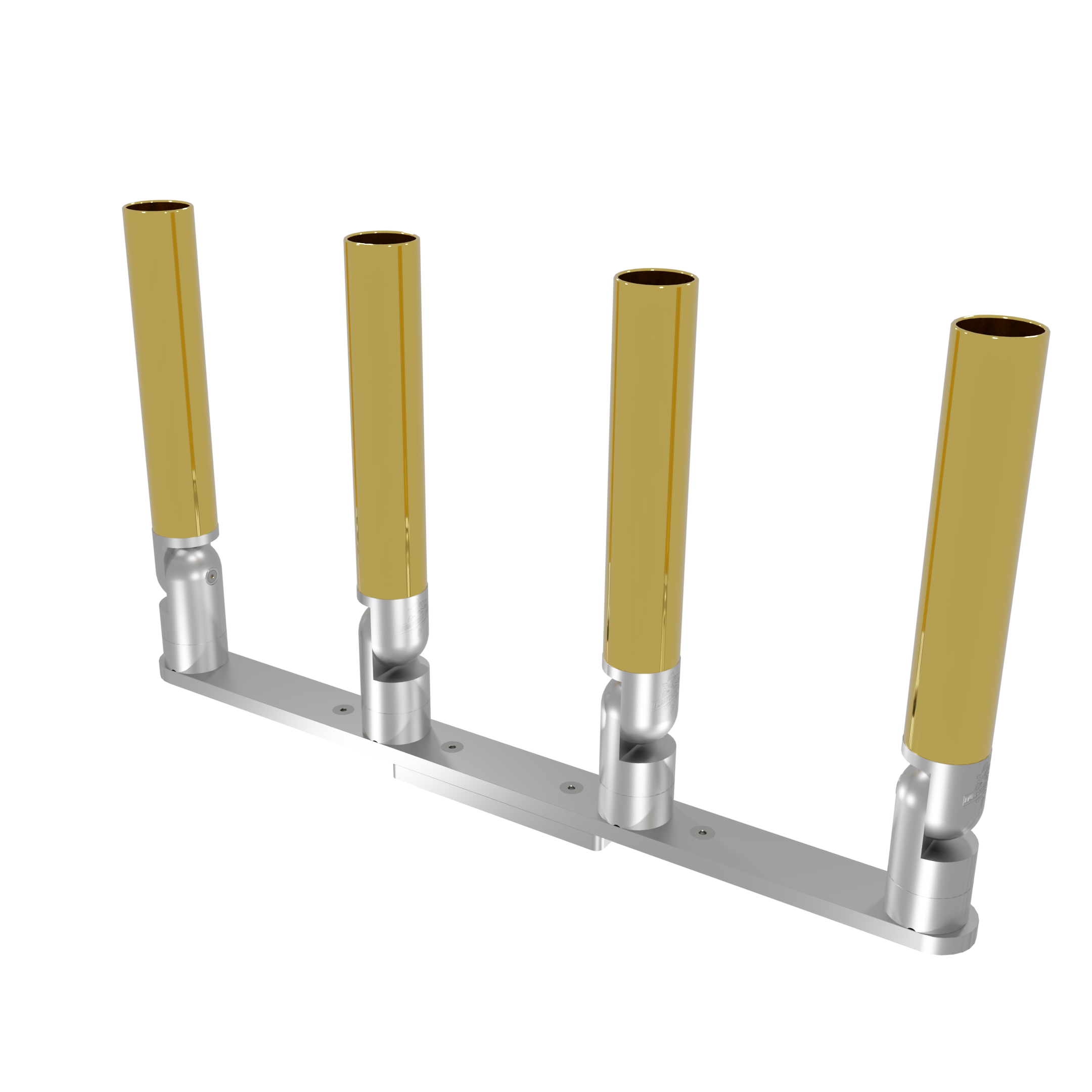 QUAD HORIZONTAL TREE ROD HOLDER WITH LOW PROFILE MOUNT