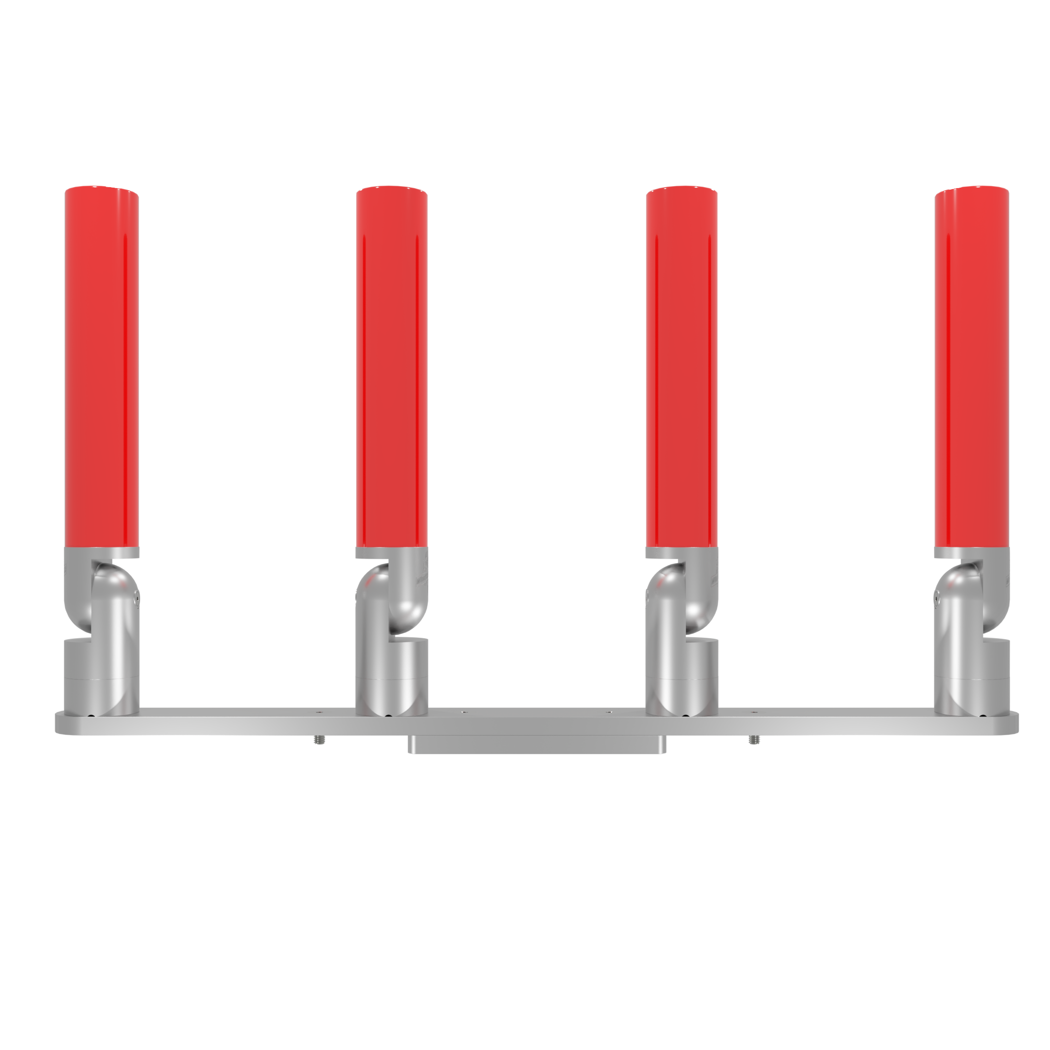 QUAD HORIZONTAL TREE ROD HOLDER WITH LOW PROFILE MOUNT