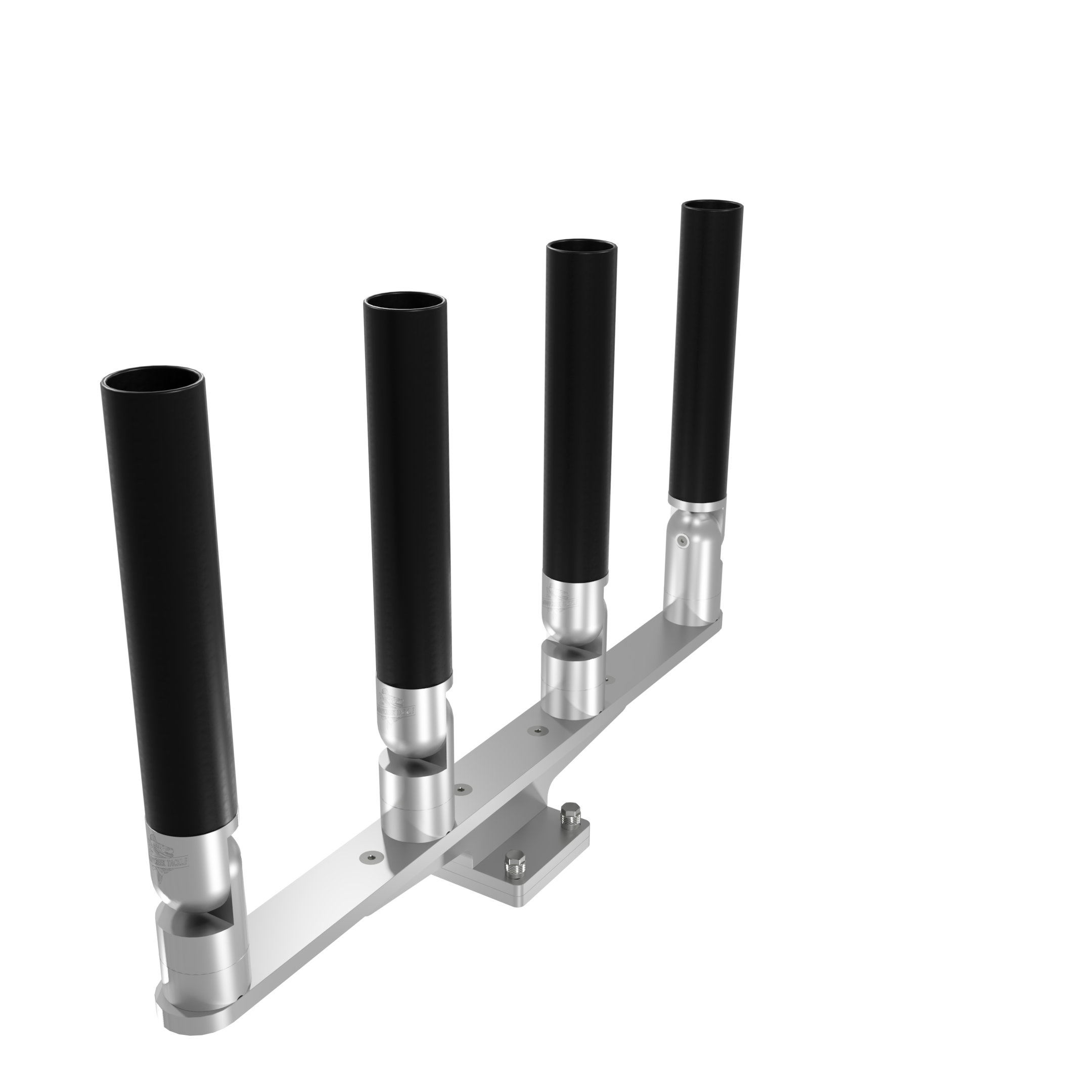 QUAD HORIZONTAL TREE ROD HOLDER WITH MOUNT