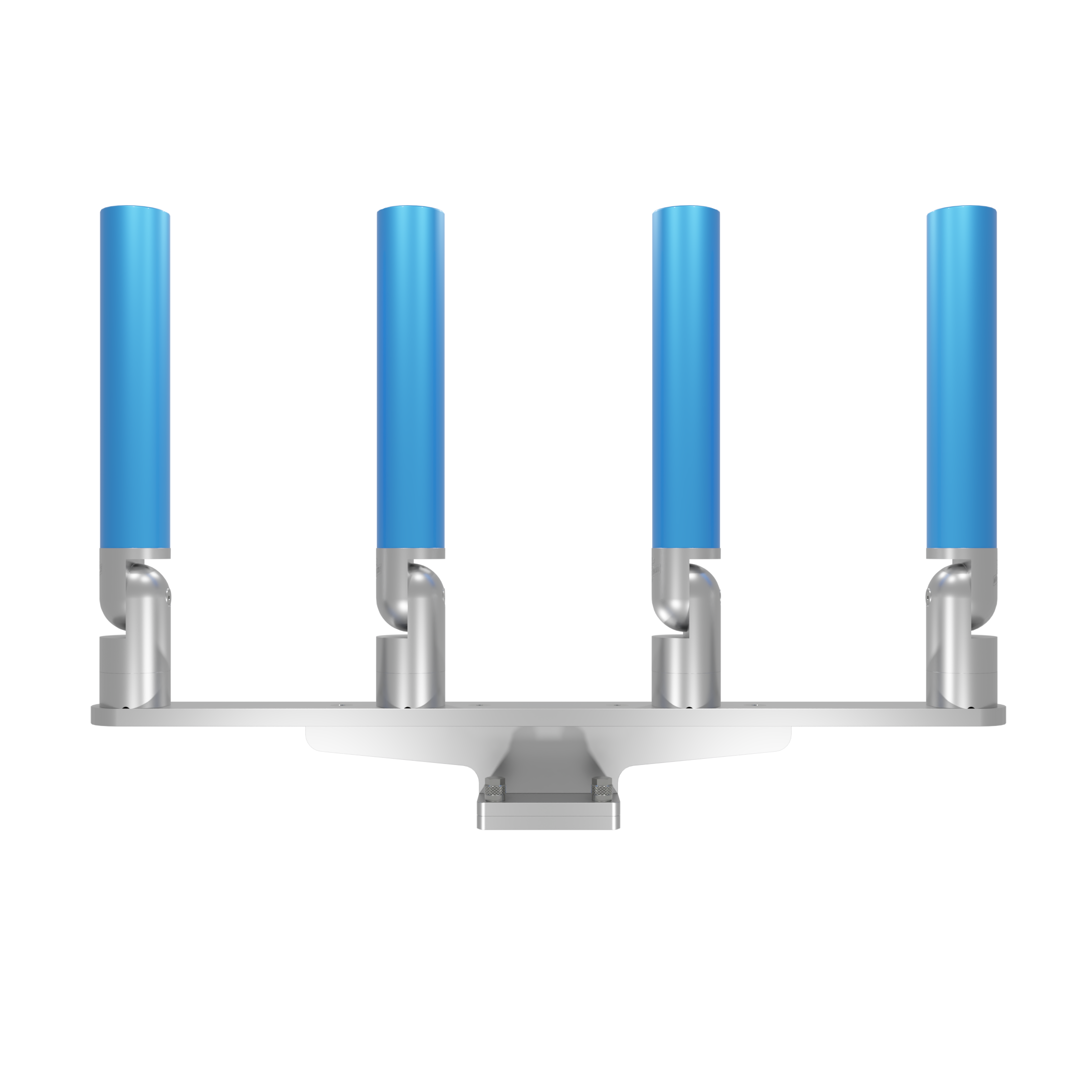 QUAD HORIZONTAL TREE ROD HOLDER WITH MOUNT
