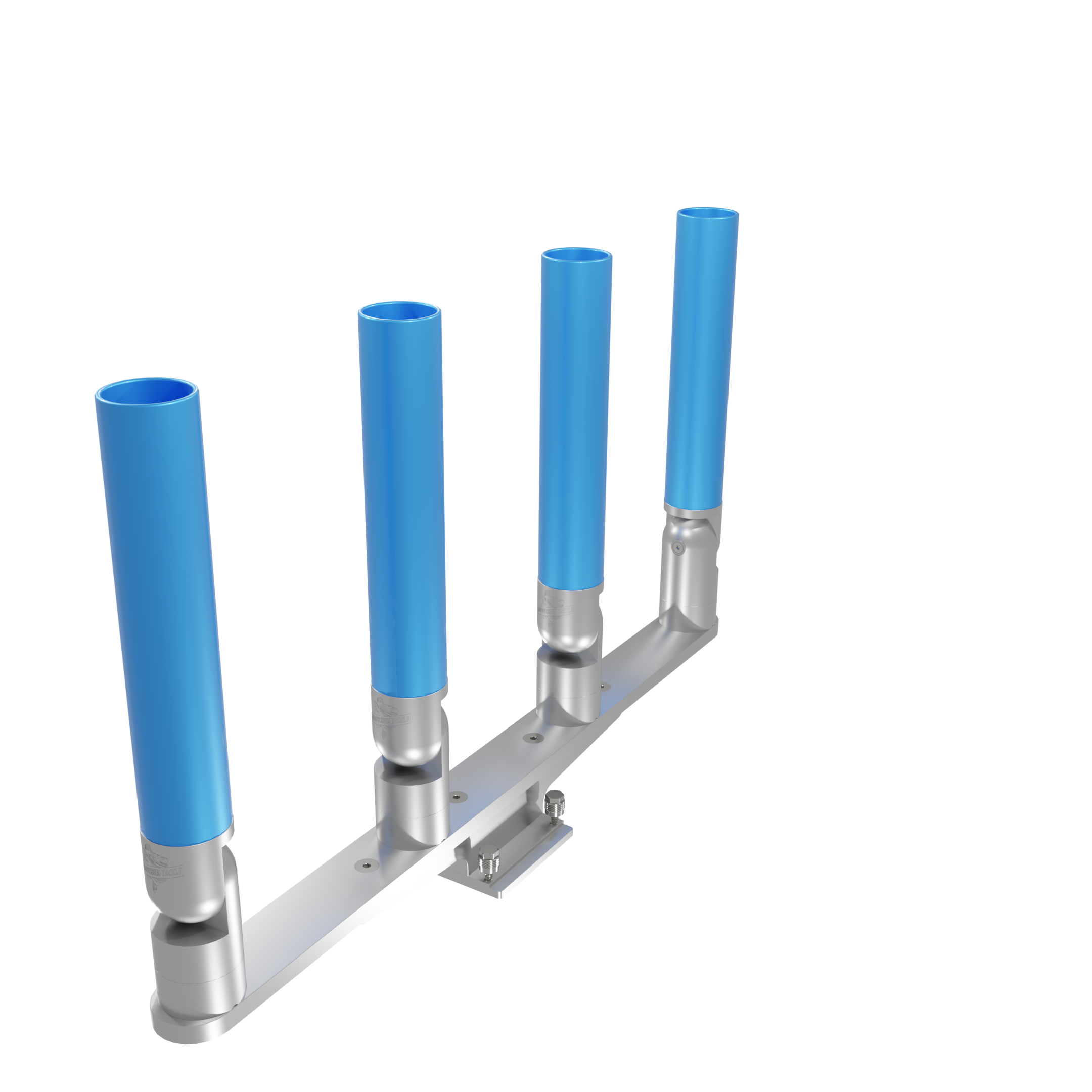 QUAD HORIZONTAL TREE ROD HOLDER WITH MOUNT