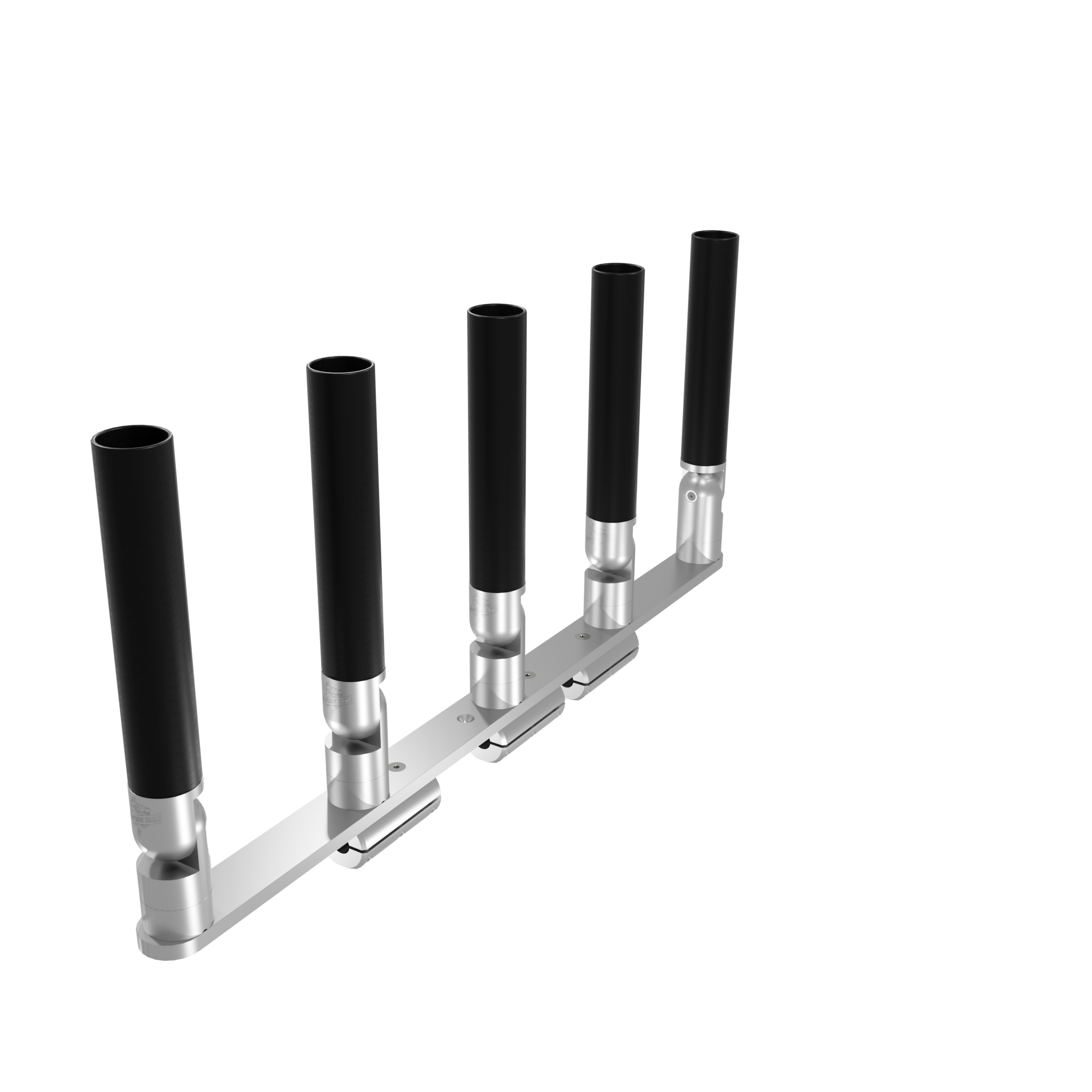 QUINT HORIZONTAL TREE ROD HOLDER WITH CLAMSHELL