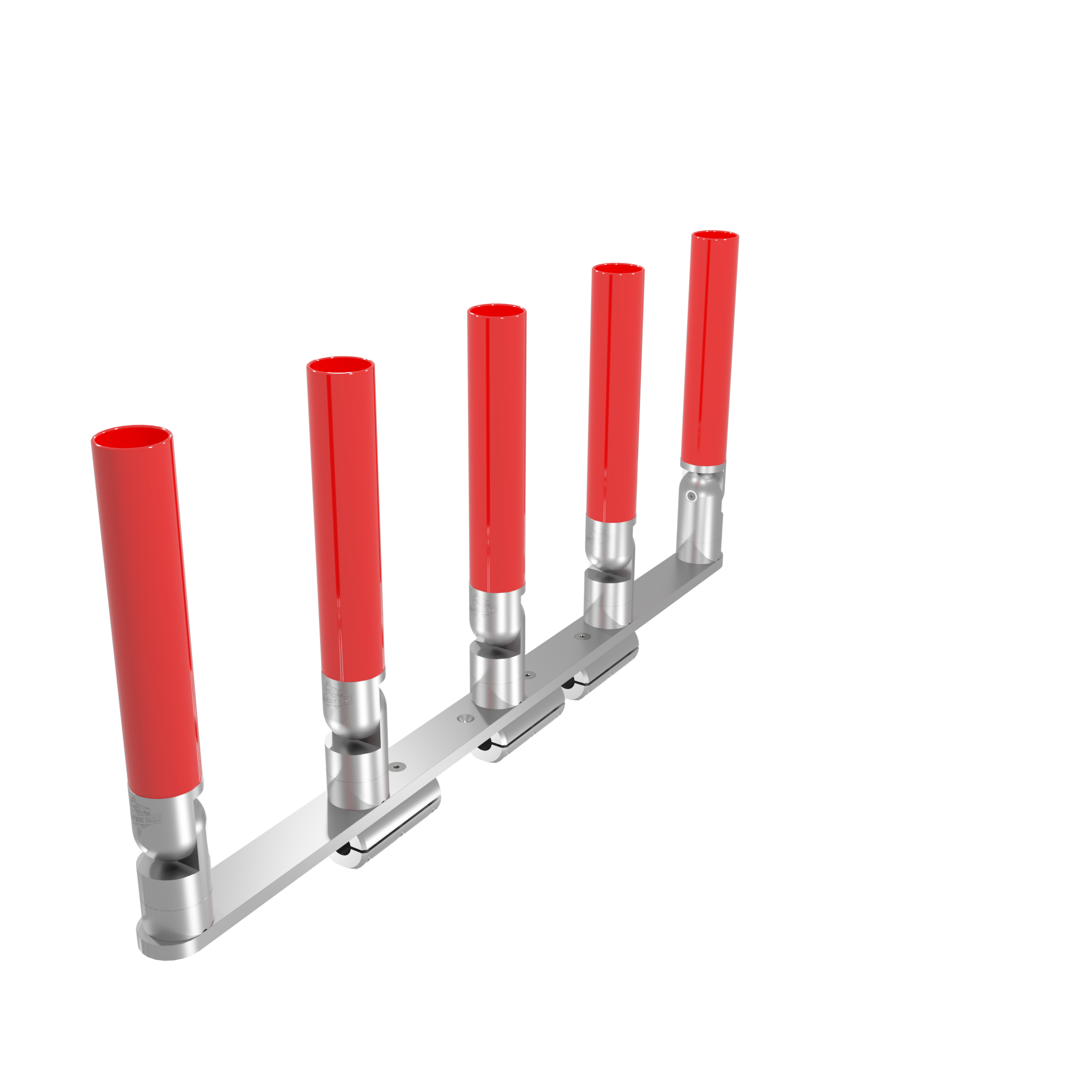 QUINT HORIZONTAL TREE ROD HOLDER WITH CLAMSHELL