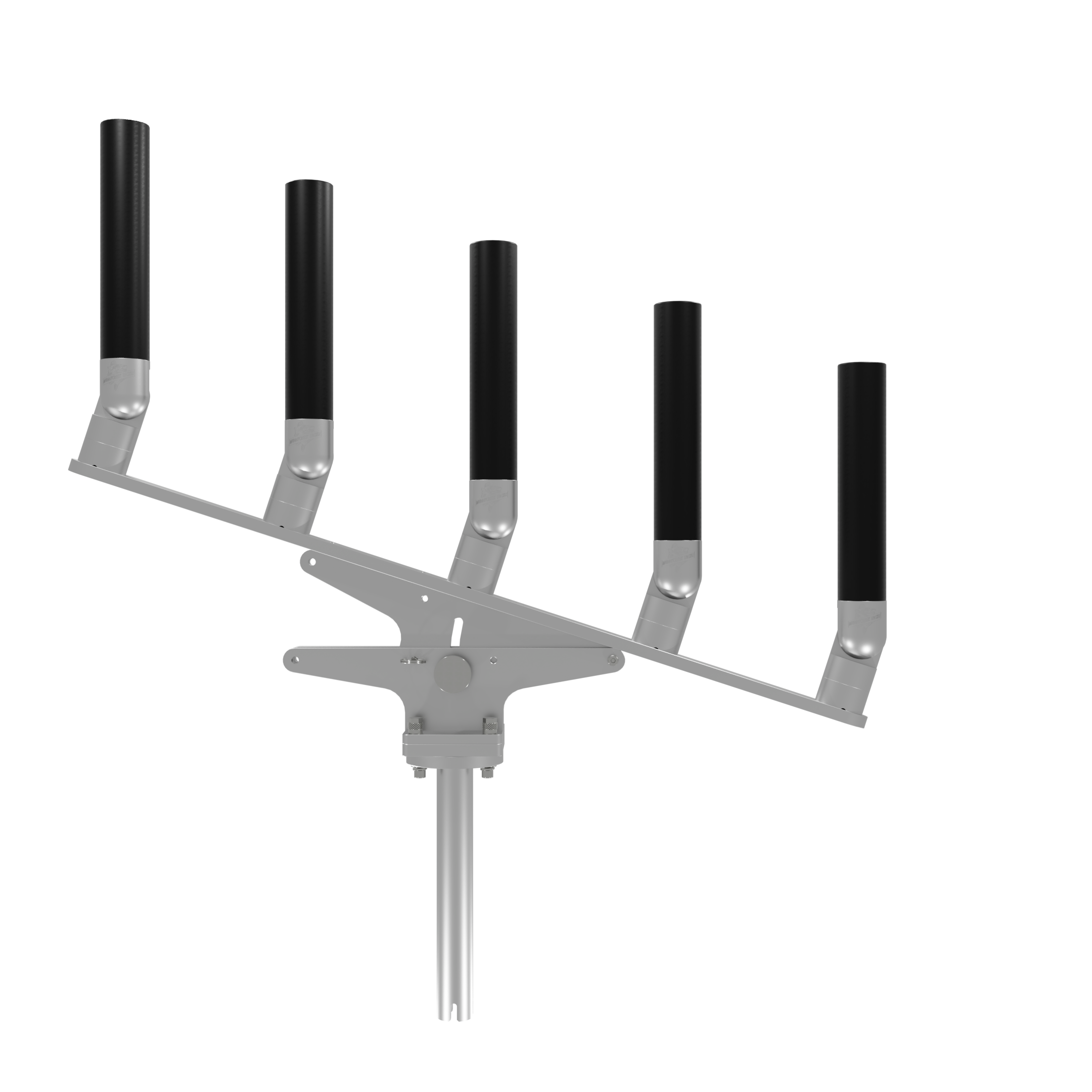 QUINT ARTICULATING TREE ROD HOLDER WITH GIMBAL