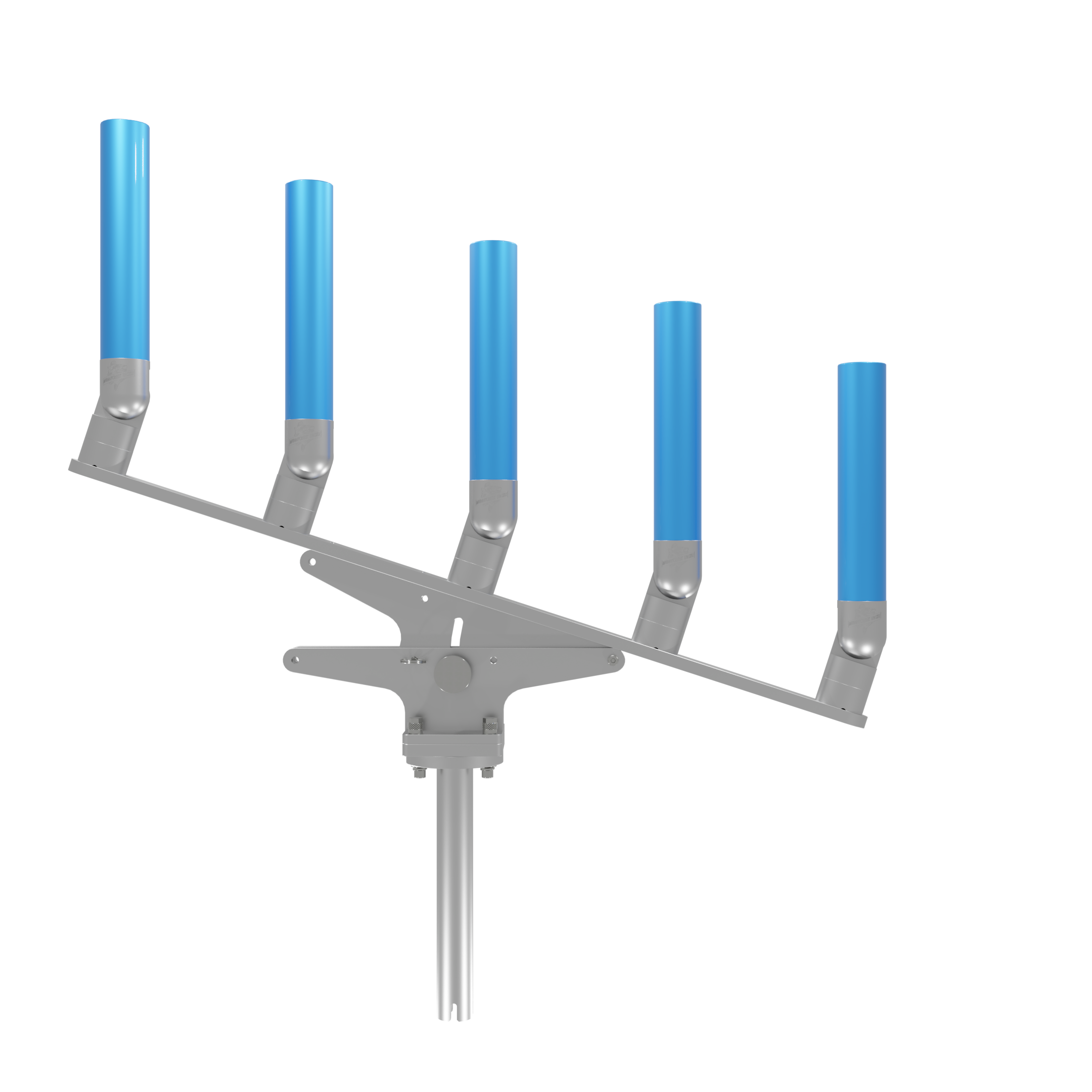 QUINT ARTICULATING TREE ROD HOLDER WITH GIMBAL