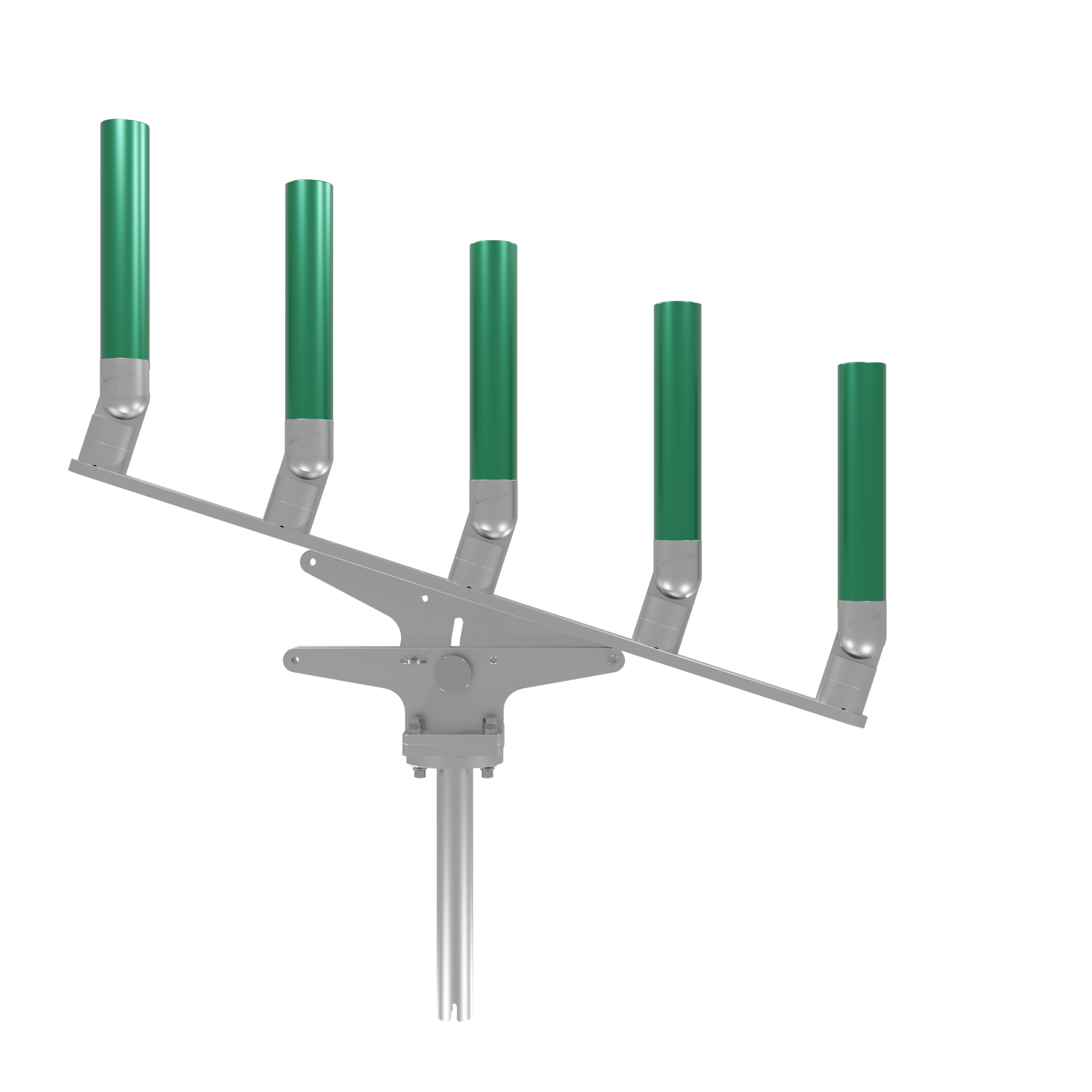 QUINT ARTICULATING TREE ROD HOLDER WITH GIMBAL