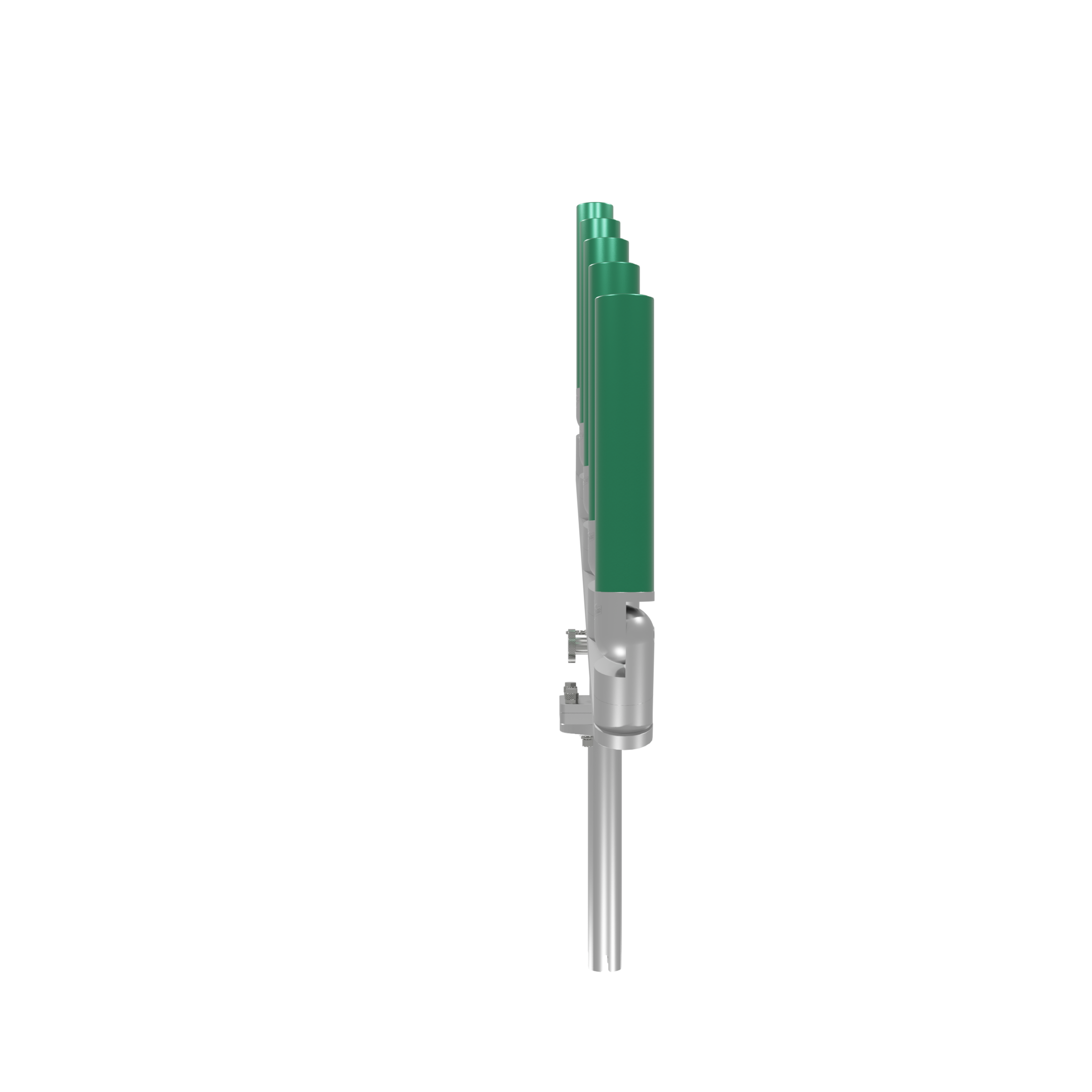 QUINT ARTICULATING TREE ROD HOLDER WITH GIMBAL