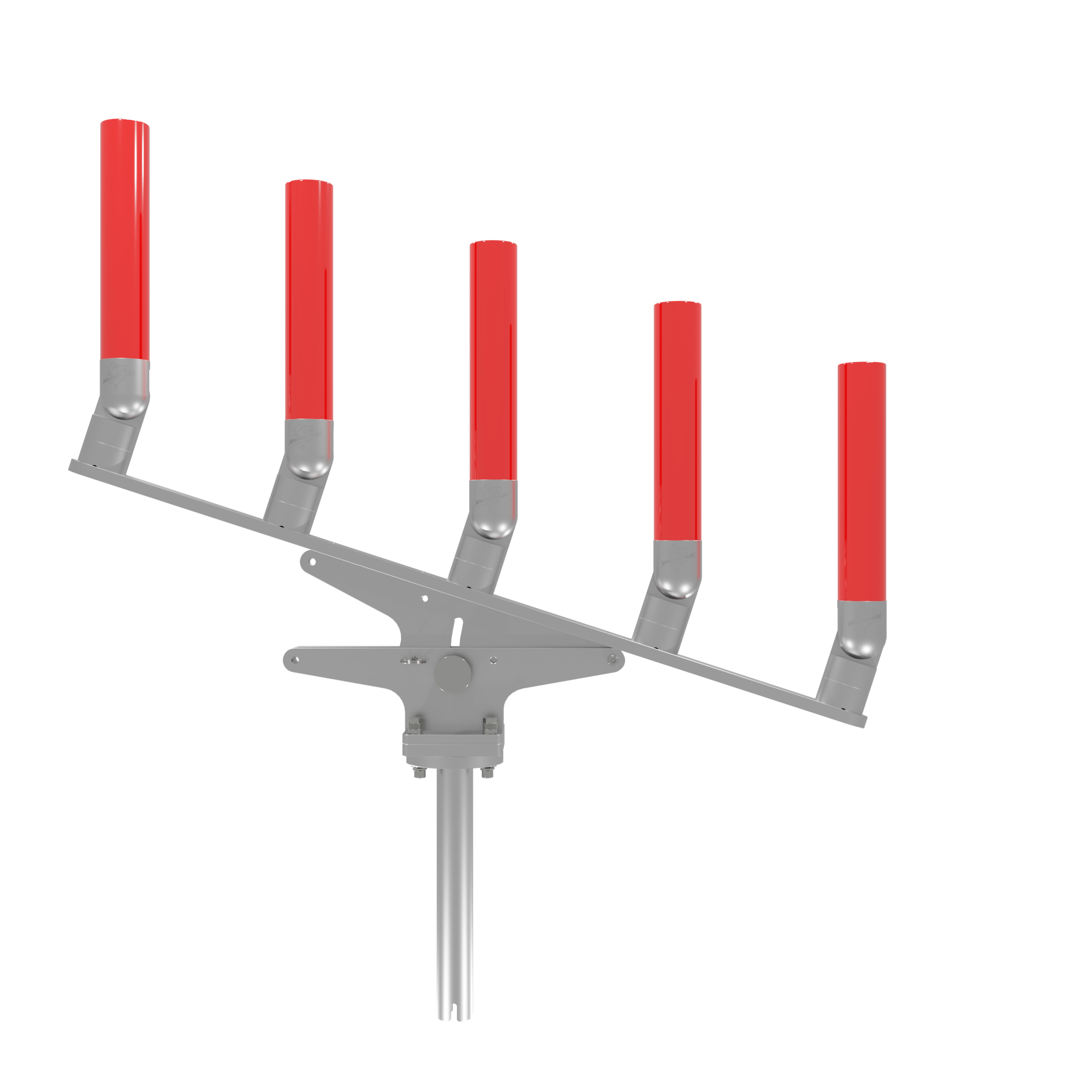 QUINT ARTICULATING TREE ROD HOLDER WITH GIMBAL