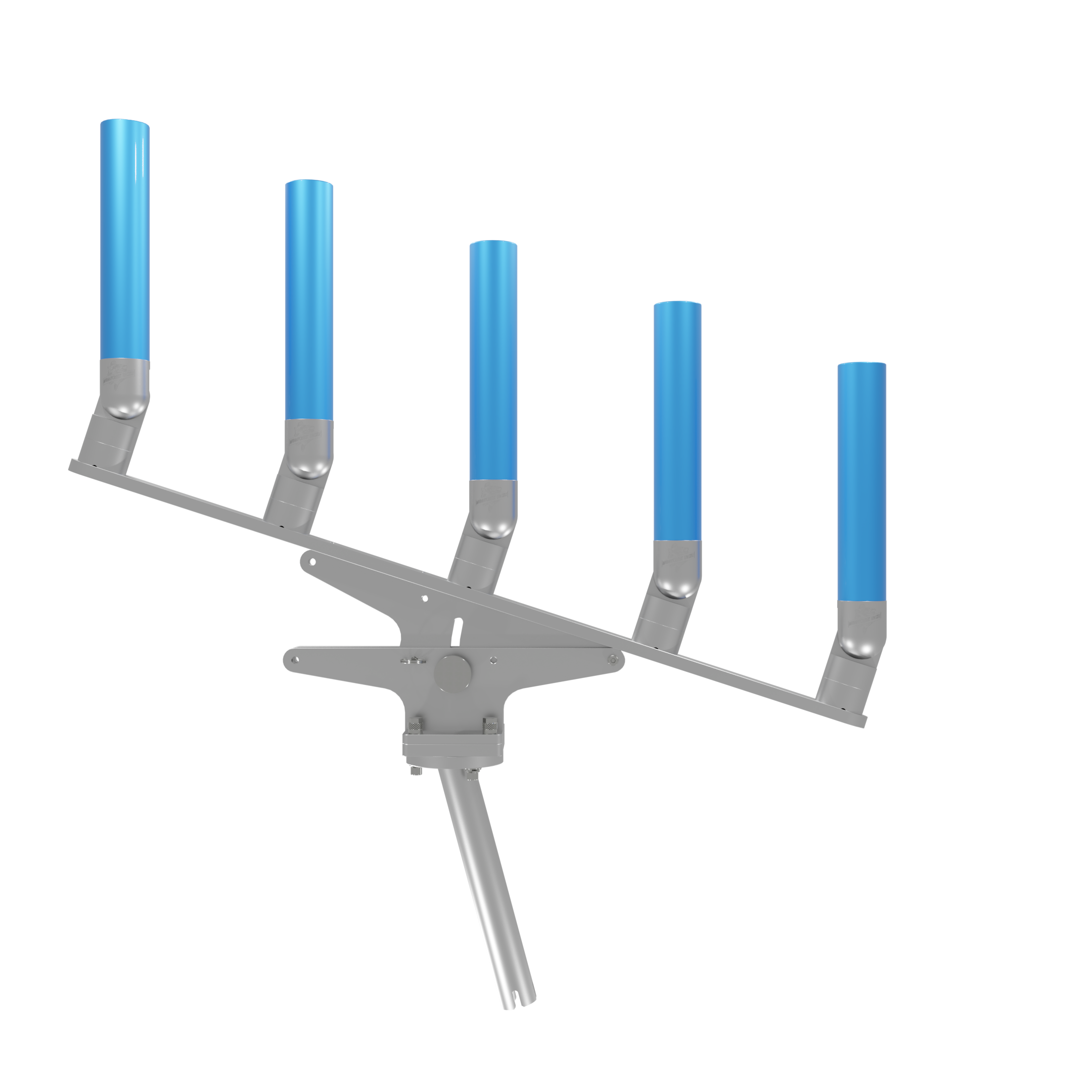 QUINT ARTICULATING TREE ROD HOLDER WITH GIMBAL