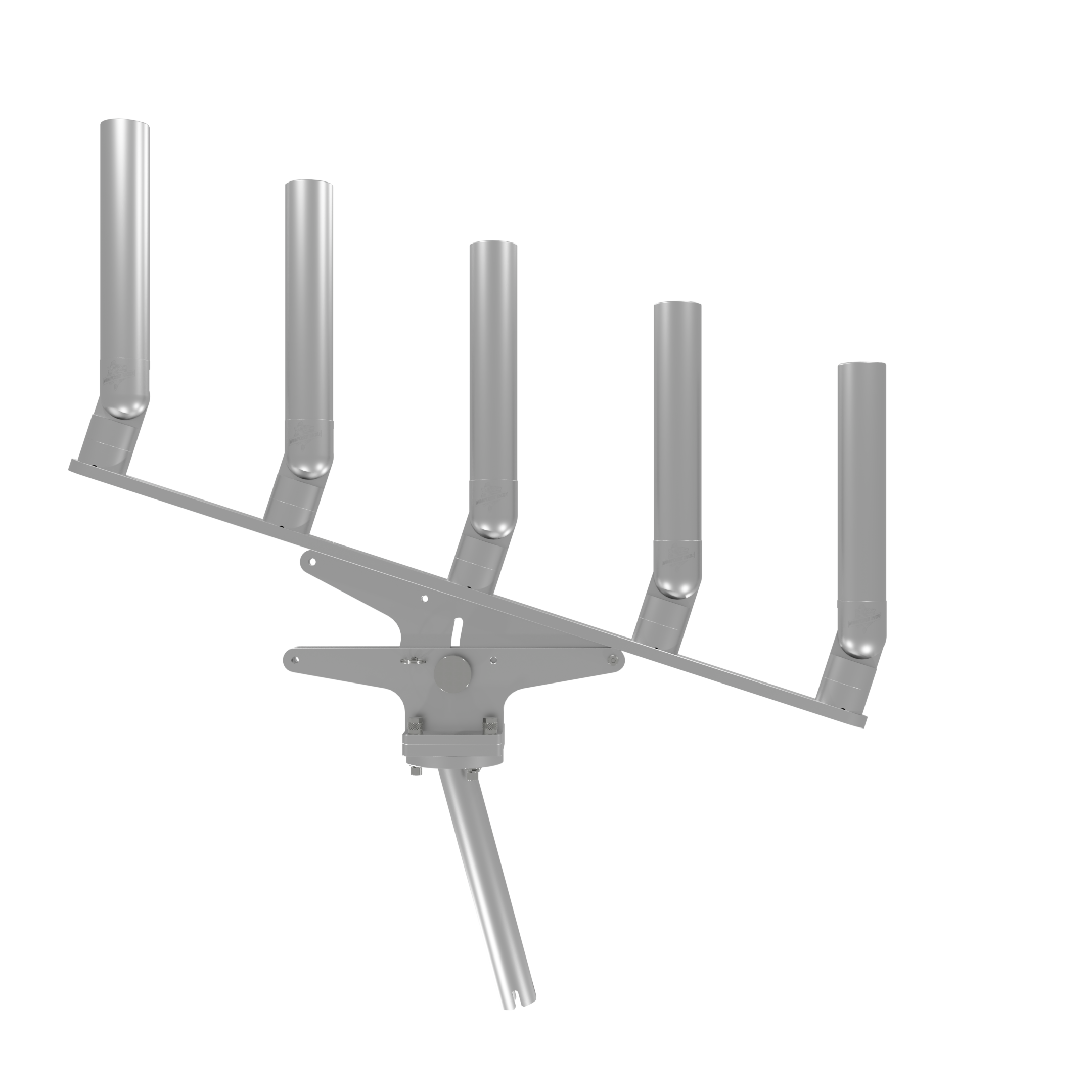 QUINT ARTICULATING TREE ROD HOLDER WITH GIMBAL
