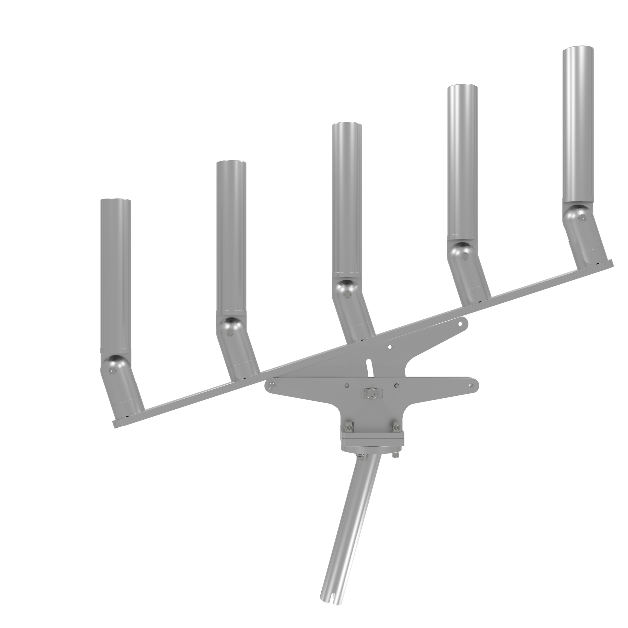 QUINT ARTICULATING TREE ROD HOLDER WITH GIMBAL