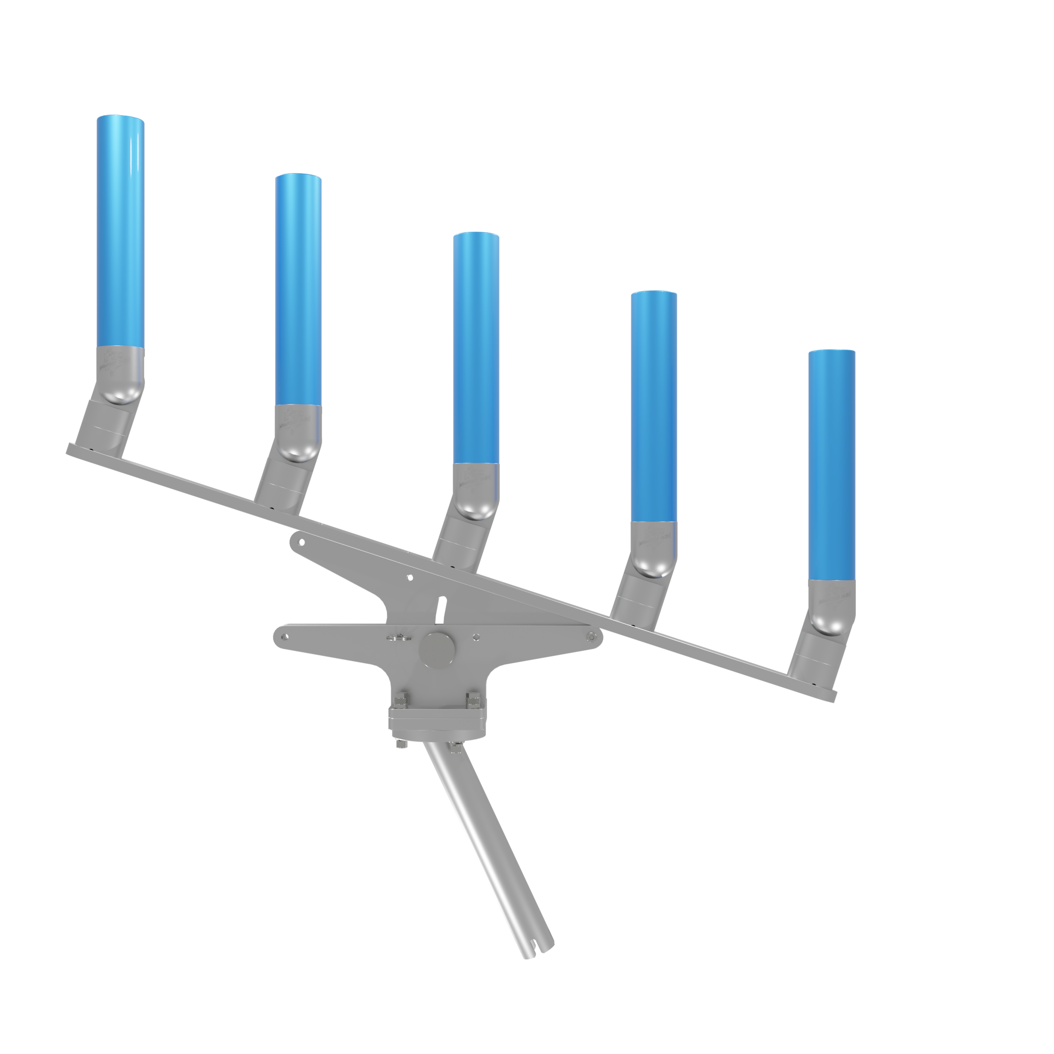 QUINT ARTICULATING TREE ROD HOLDER WITH GIMBAL