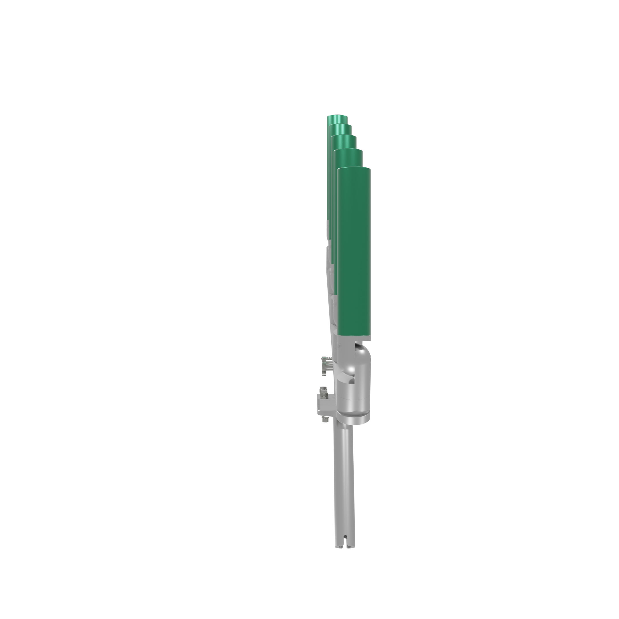QUINT ARTICULATING TREE ROD HOLDER WITH GIMBAL