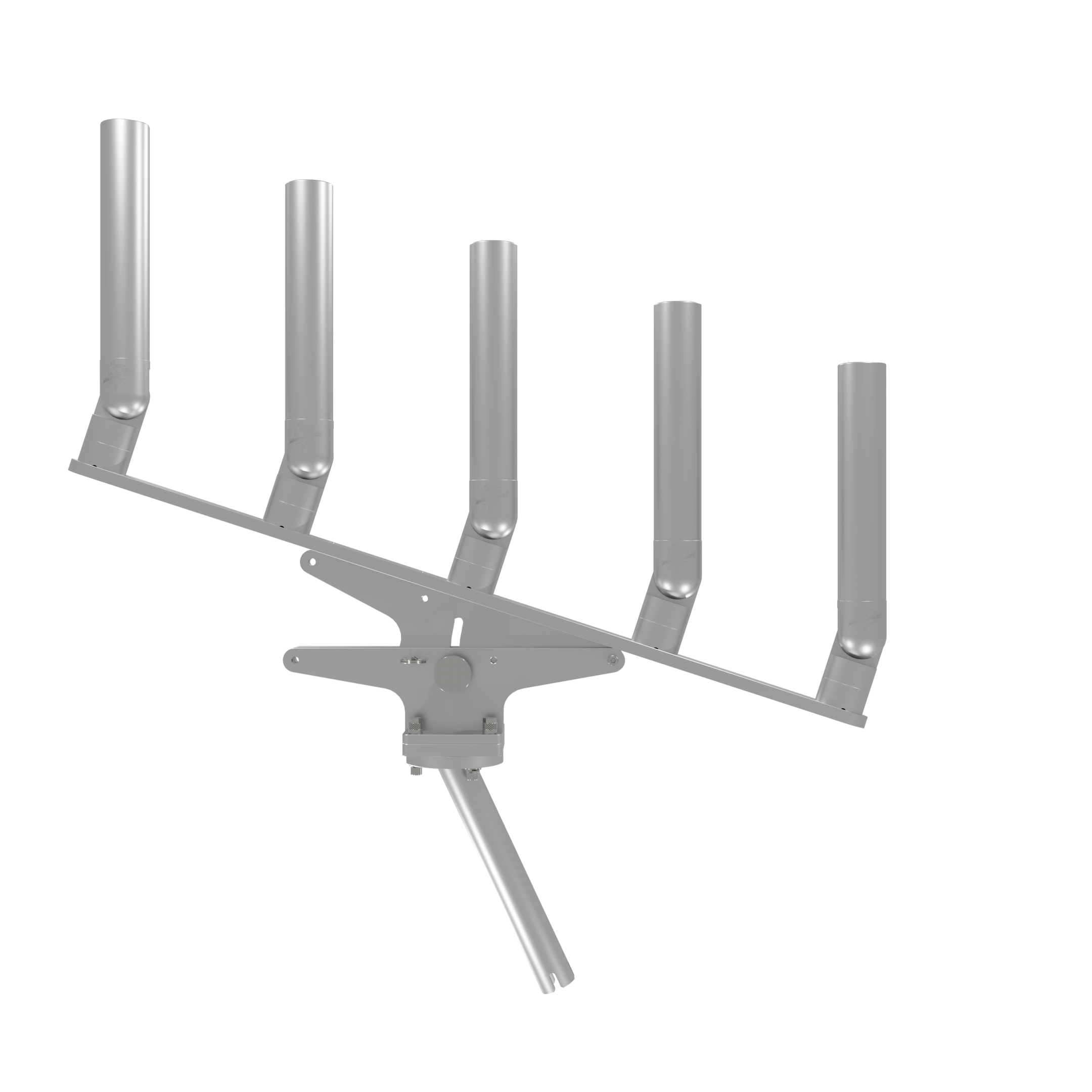 QUINT ARTICULATING TREE ROD HOLDER WITH GIMBAL