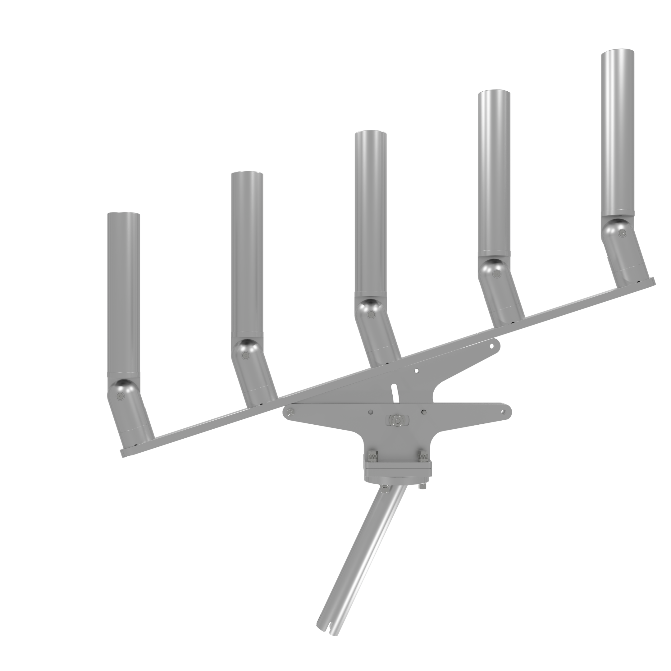 QUINT ARTICULATING TREE ROD HOLDER WITH GIMBAL