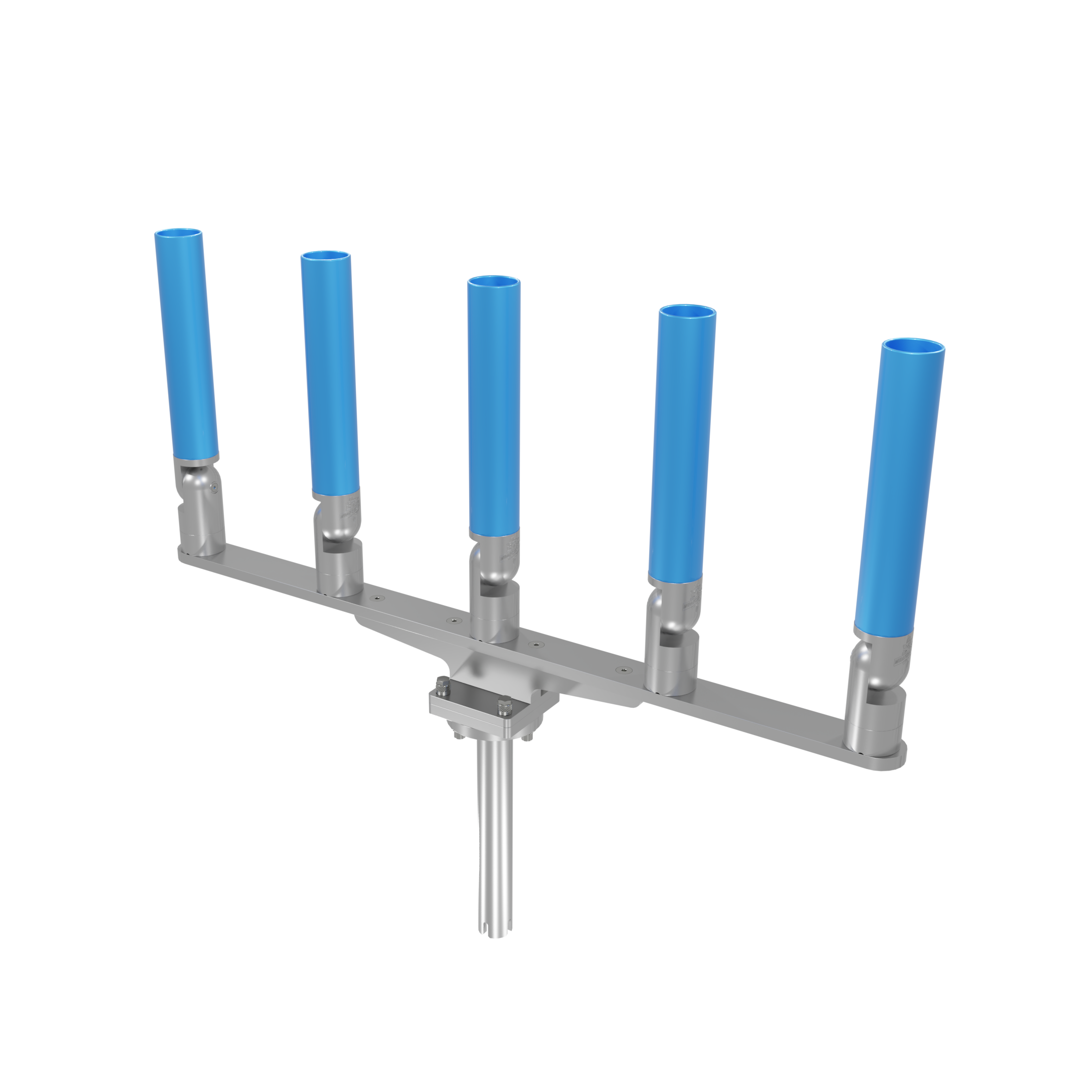 QUINT HORIZONTAL TREE ROD HOLDER WITH GIMBAL
