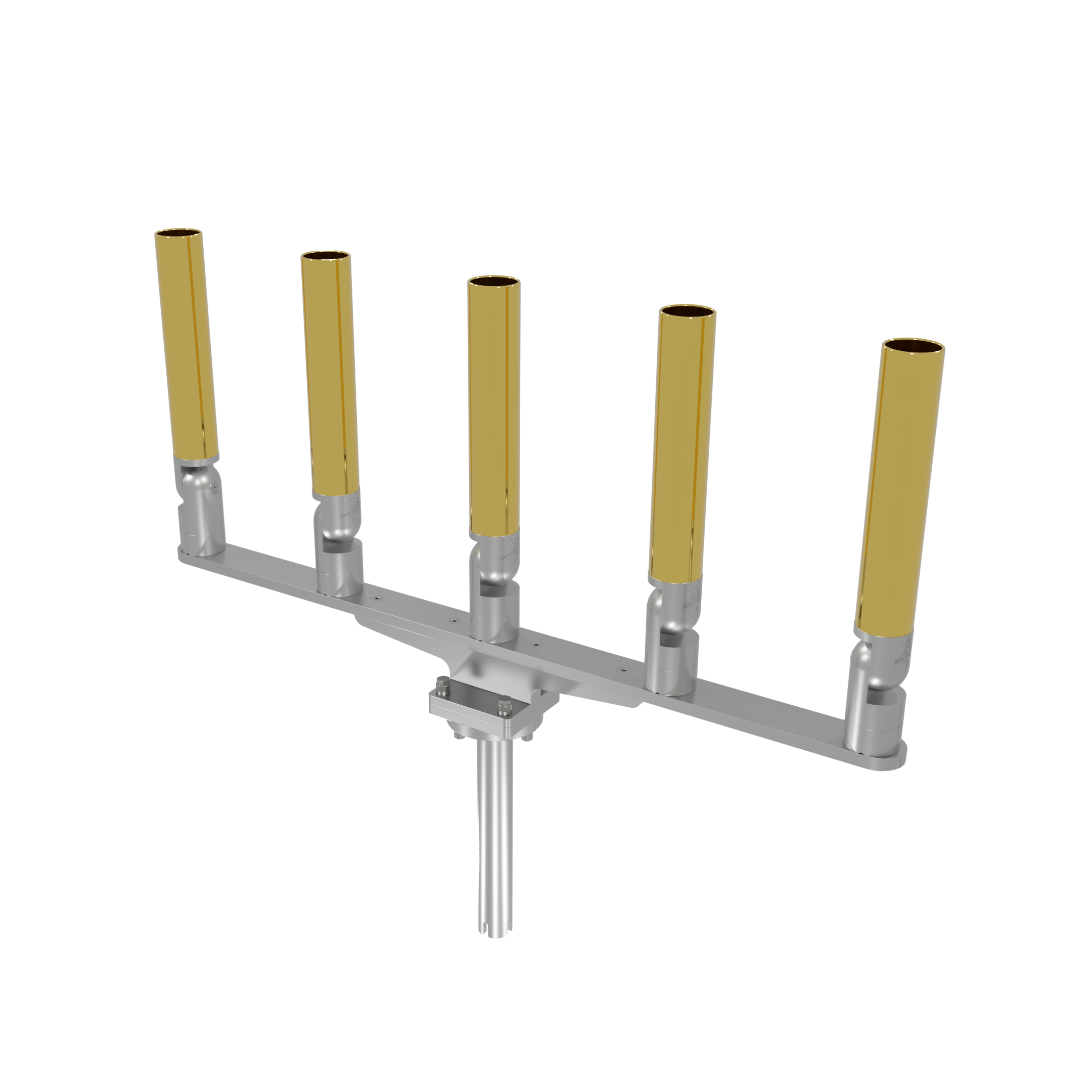 QUINT HORIZONTAL TREE ROD HOLDER WITH GIMBAL