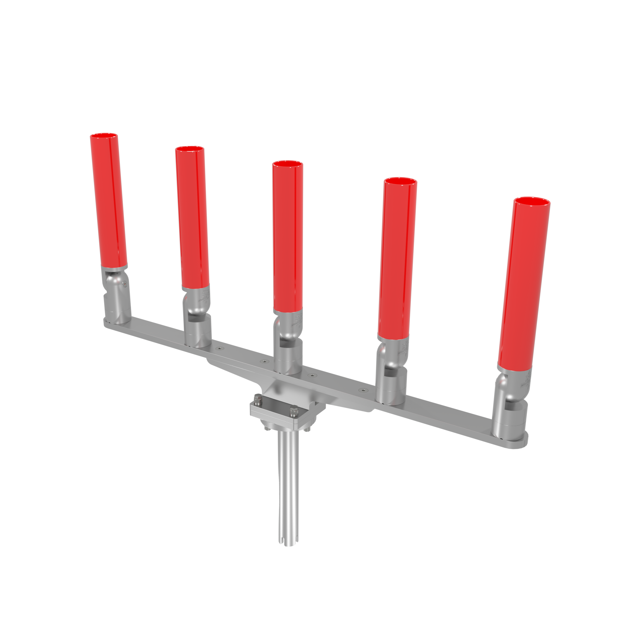 QUINT HORIZONTAL TREE ROD HOLDER WITH GIMBAL