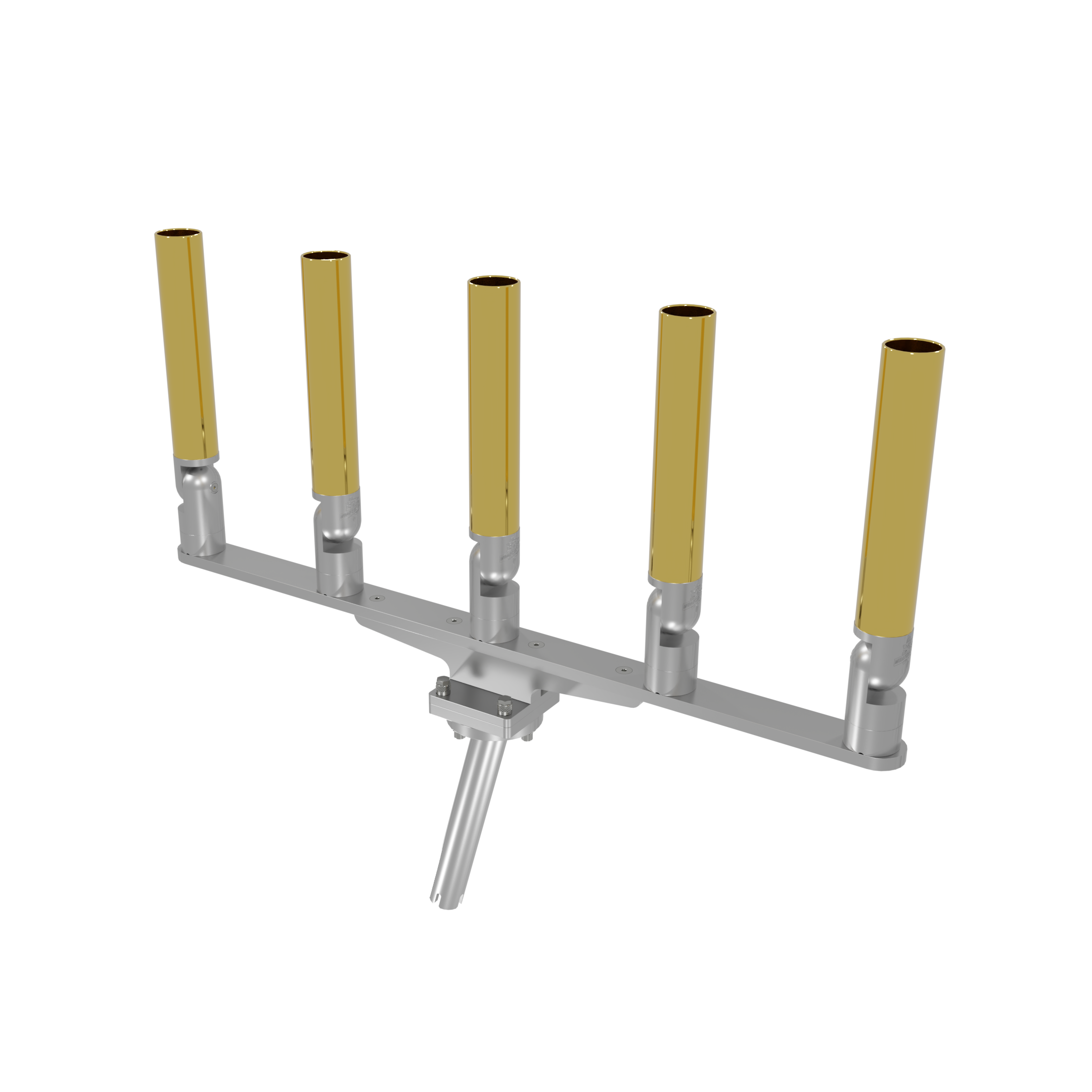 QUINT HORIZONTAL TREE ROD HOLDER WITH GIMBAL