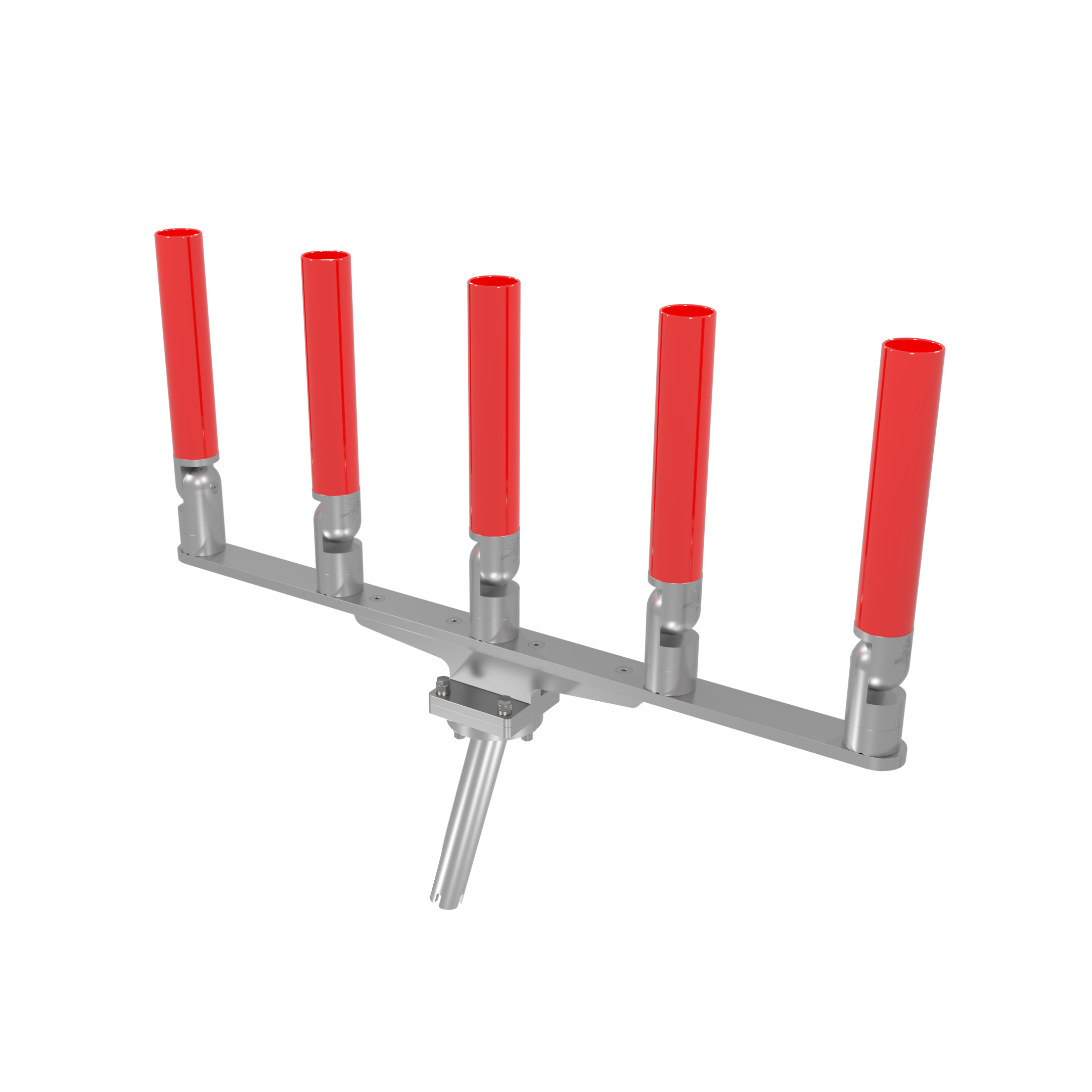 QUINT HORIZONTAL TREE ROD HOLDER WITH GIMBAL