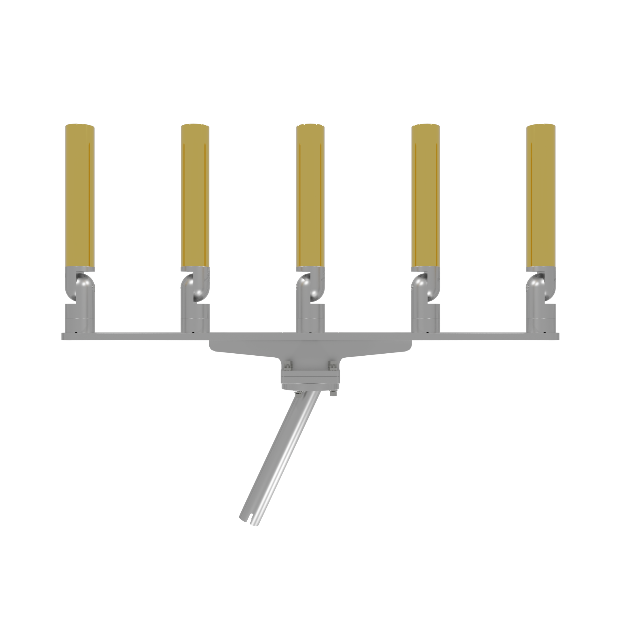 QUINT HORIZONTAL TREE ROD HOLDER WITH GIMBAL