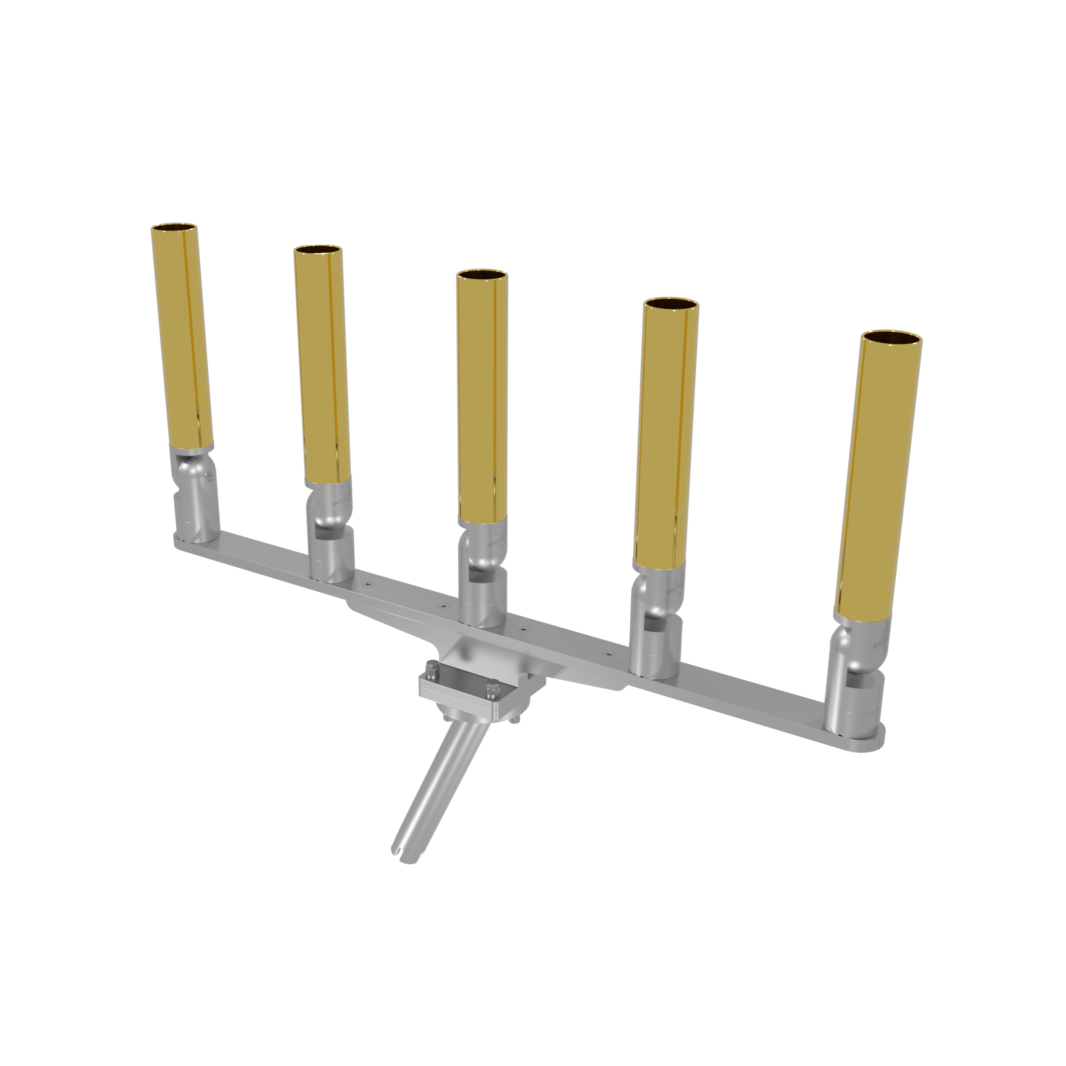 QUINT HORIZONTAL TREE ROD HOLDER WITH GIMBAL