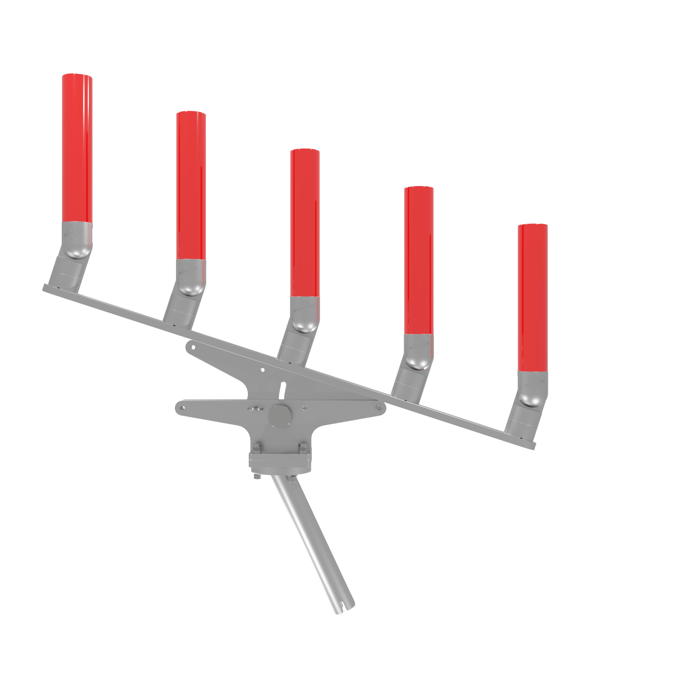 QUINT ARTICULATING TREE ROD HOLDER WITH GIMBAL