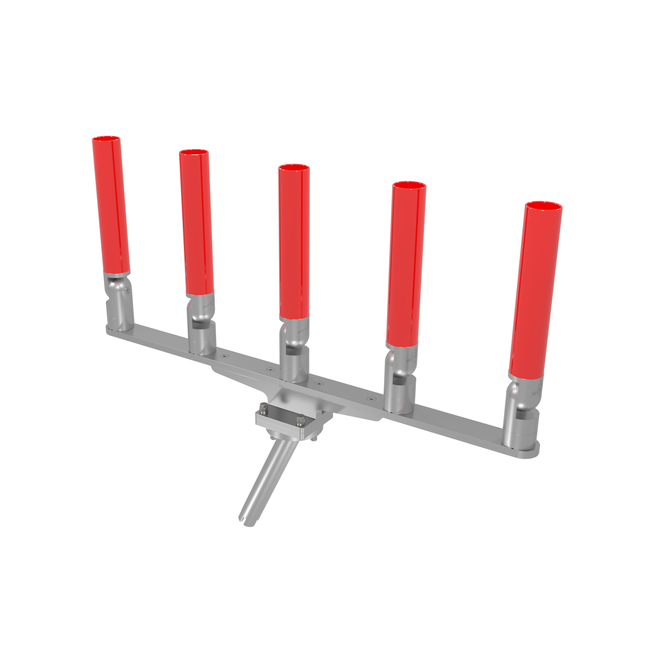 QUINT HORIZONTAL TREE ROD HOLDER WITH GIMBAL