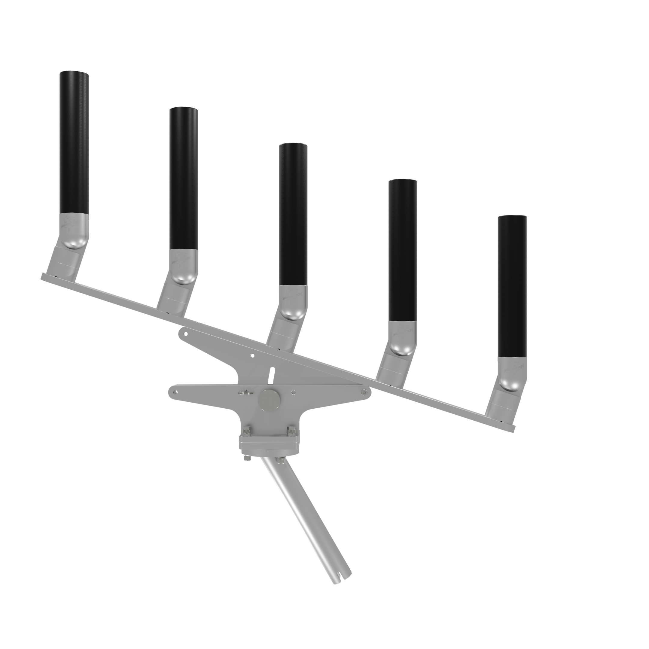 QUINT ARTICULATING TREE ROD HOLDER WITH GIMBAL